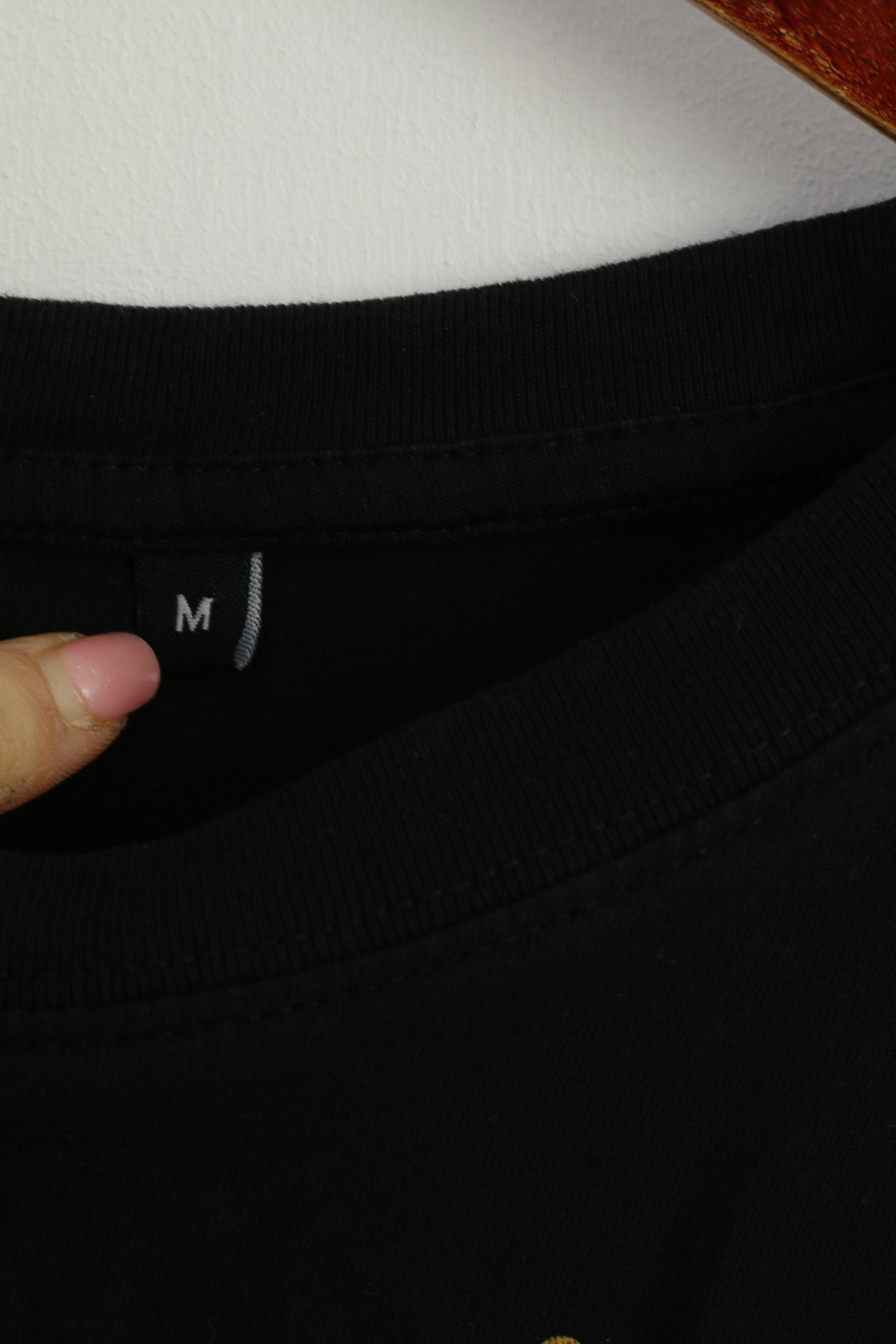 Vintage Women M Shirt Black Cotton Robbie Williams 2013 Tour Crew Neck Top