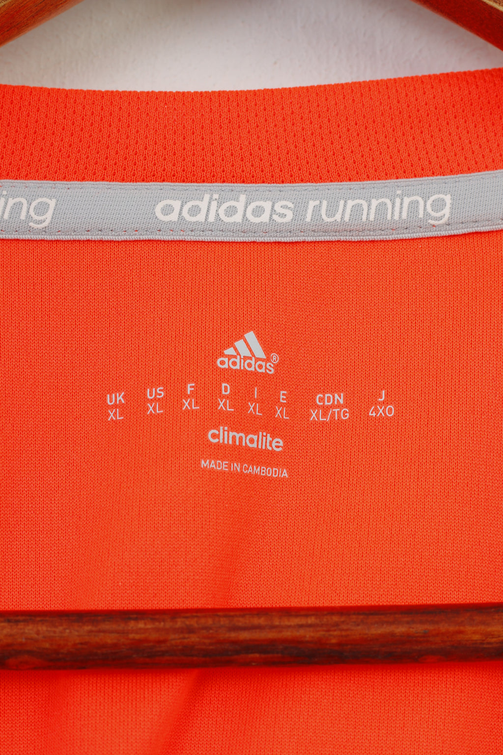 Maglietta Adidas da uomo XL Coral Sport Running Maglietta da palestra a maniche corte