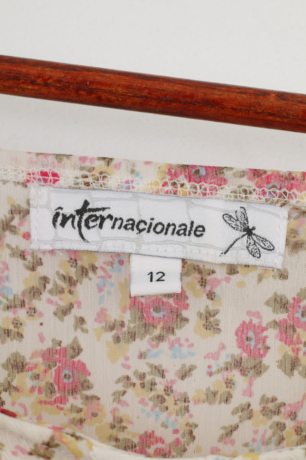 Internacionale Femme 12 M Chemise Imprimé Fleurs Multicolore Sans Manches Bretelles Ajustables Haut