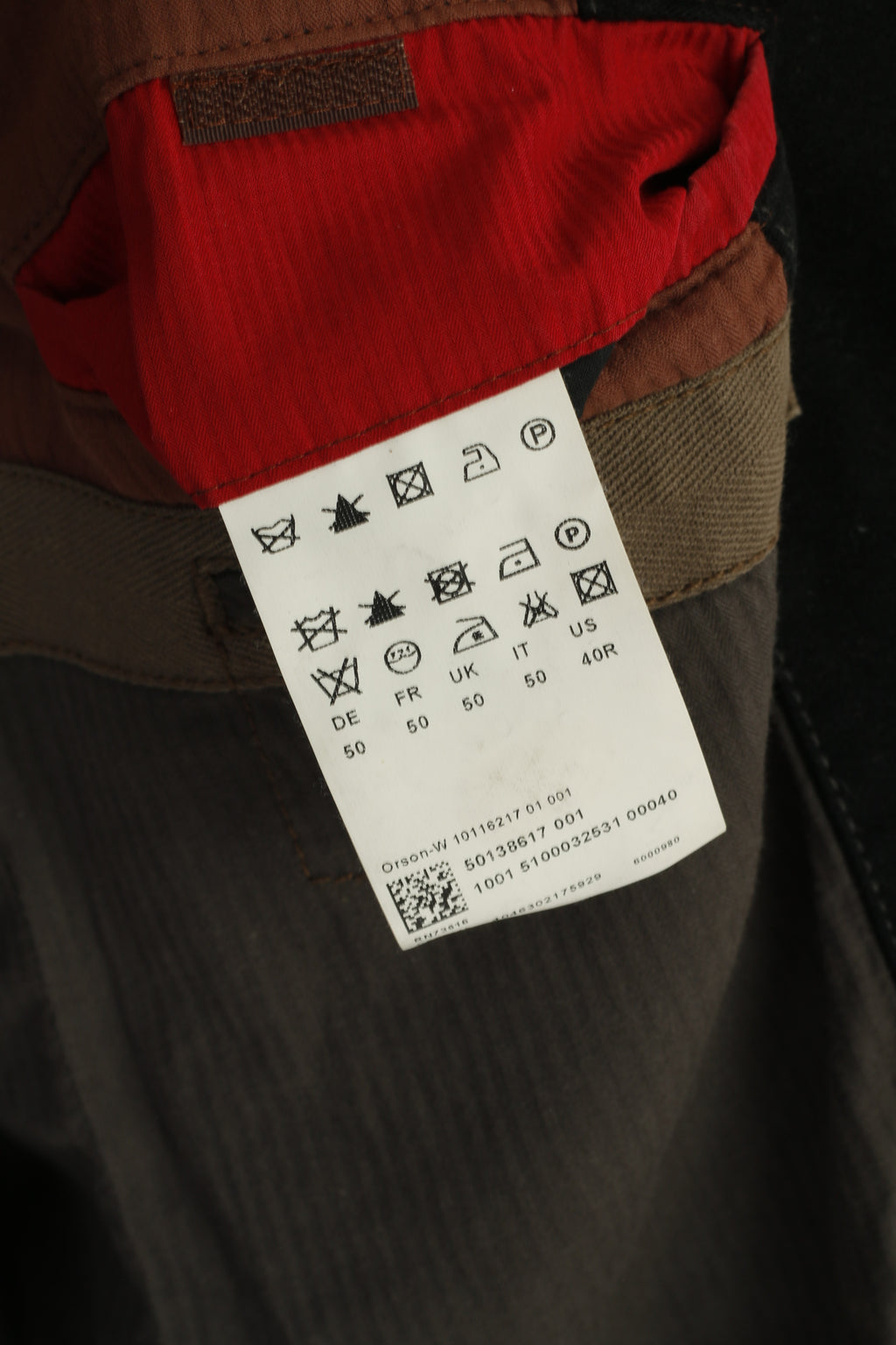 Westbury C&amp;A Giacca lunga da uomo S 38 Sympatex con cerniera intera color kaki vintage imbottito