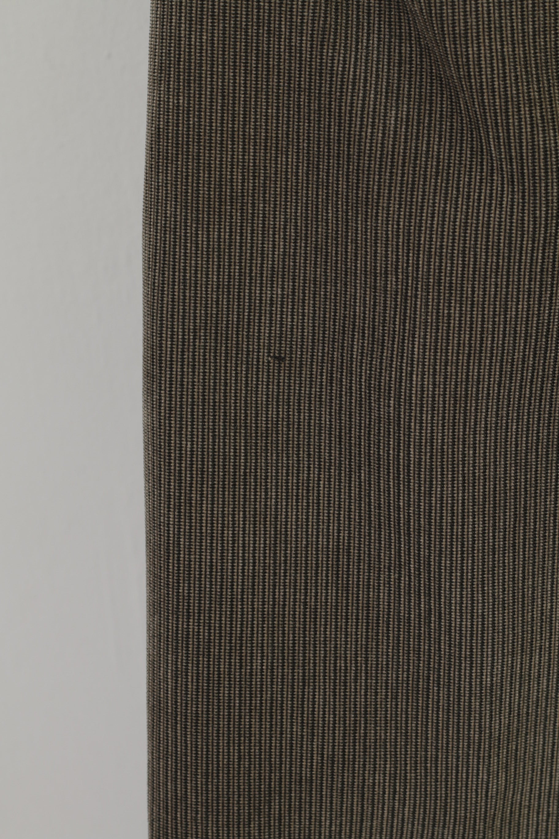 Renato Cavalli Men 54 44 Blazer Gray Striped Shiny Vintage Sport Single Breasted Jacket