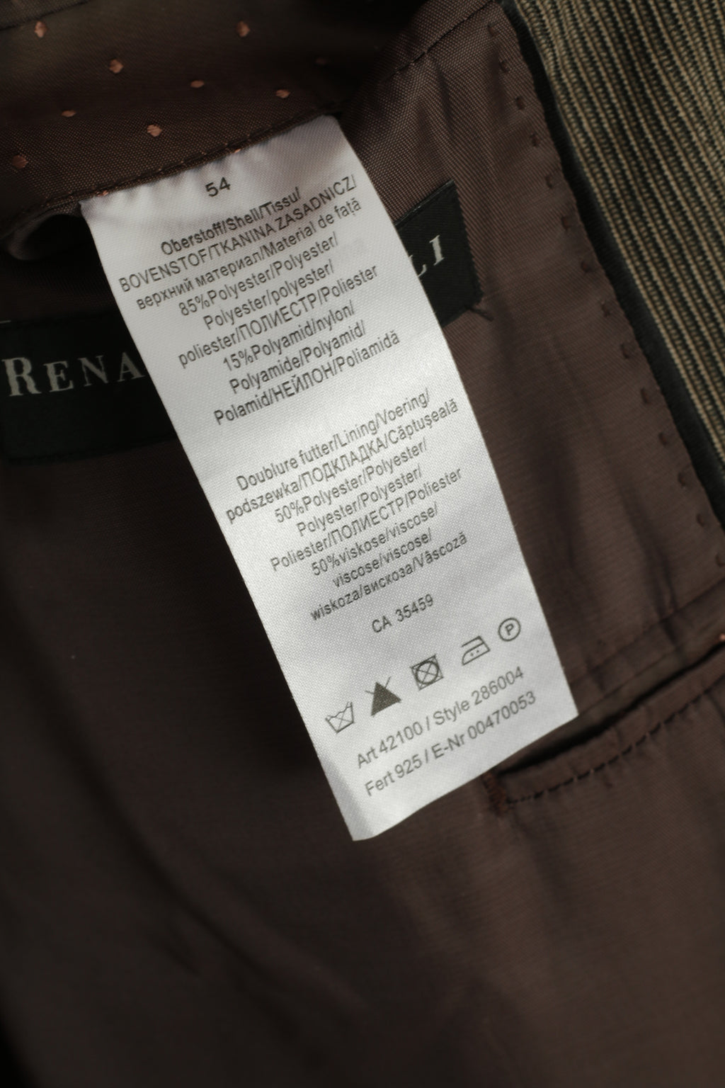 Renato Cavalli Men 54 44 Blazer Gray Striped Shiny Vintage Sport Single Breasted Jacket