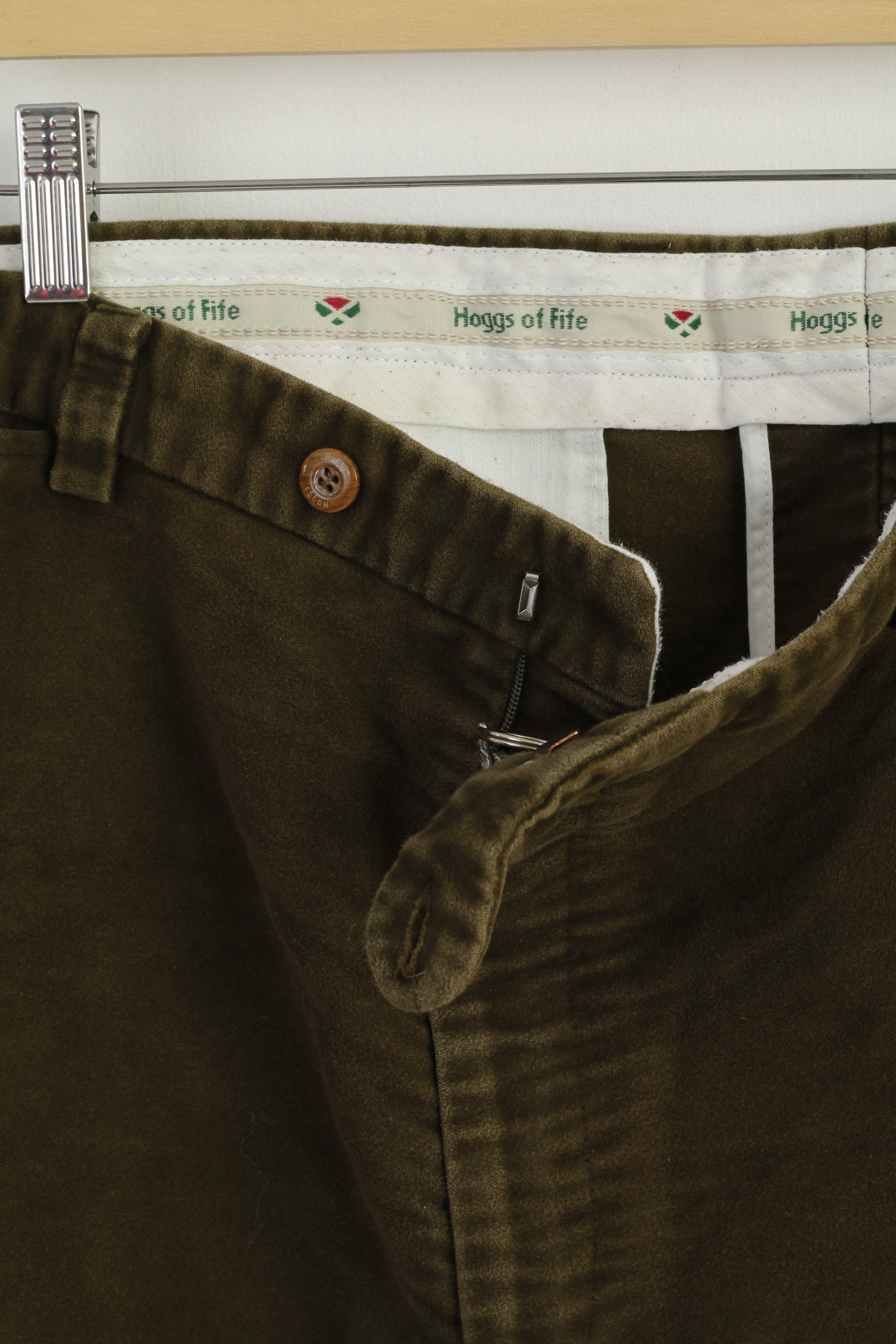 Hogs of Fife Men 46 XXL Trousers Khaki Cotton Hunting Moleskins Vintage Pants