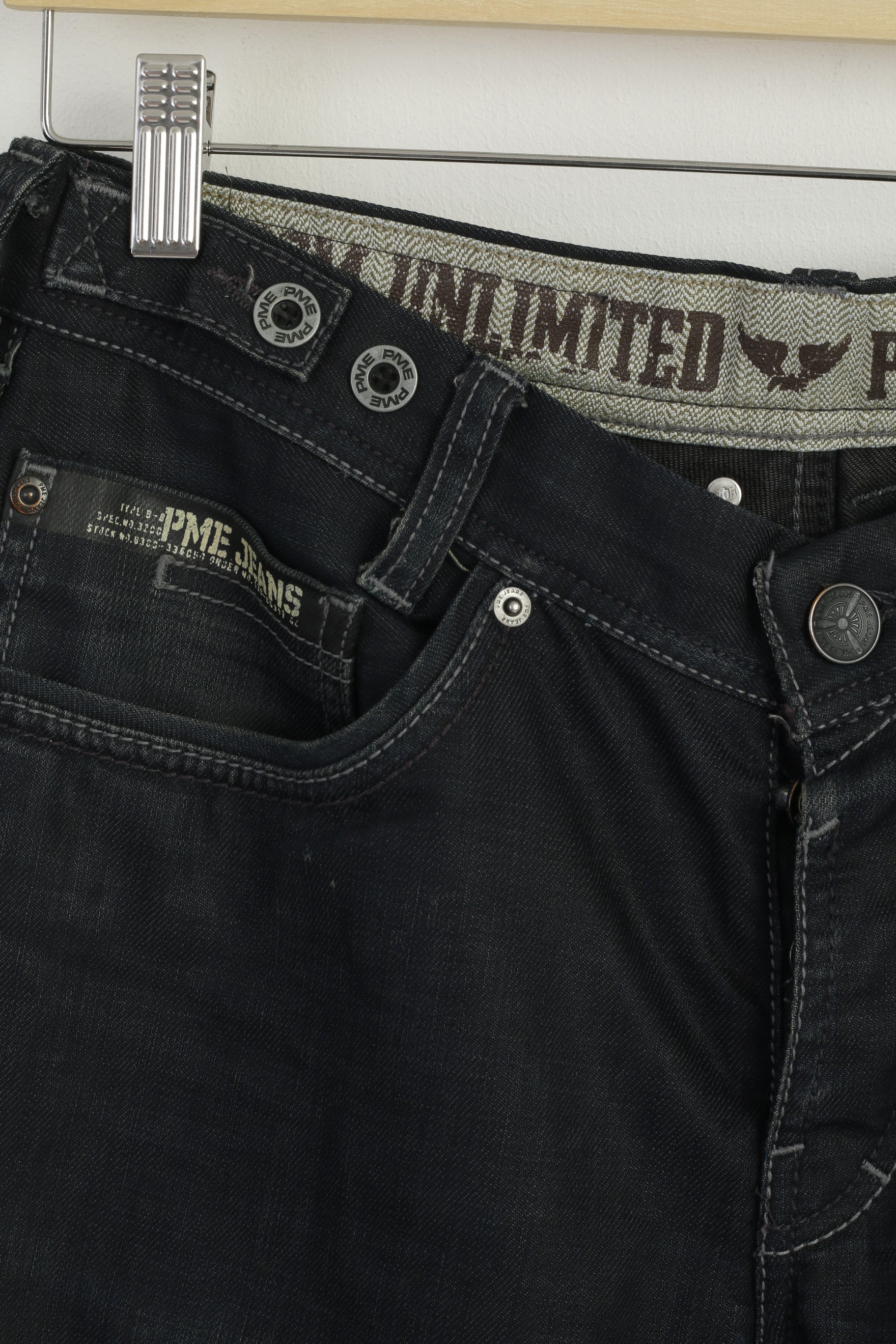 PME Men 30 Jeans Trousers Navy Cotton Jeans Flight American Classic Pants