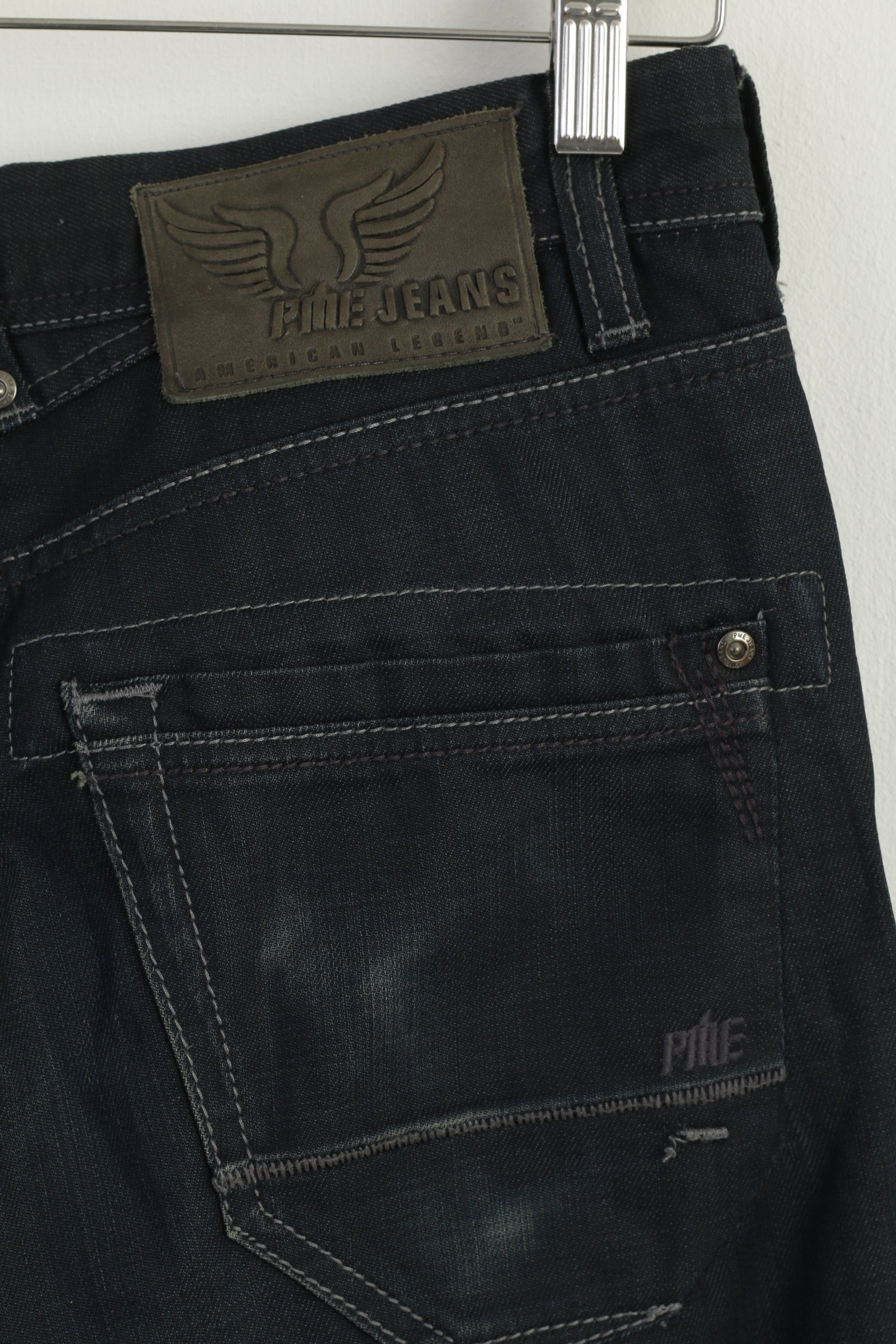 PME Men 30 Jeans Trousers Navy Cotton Jeans Flight American Classic Pants