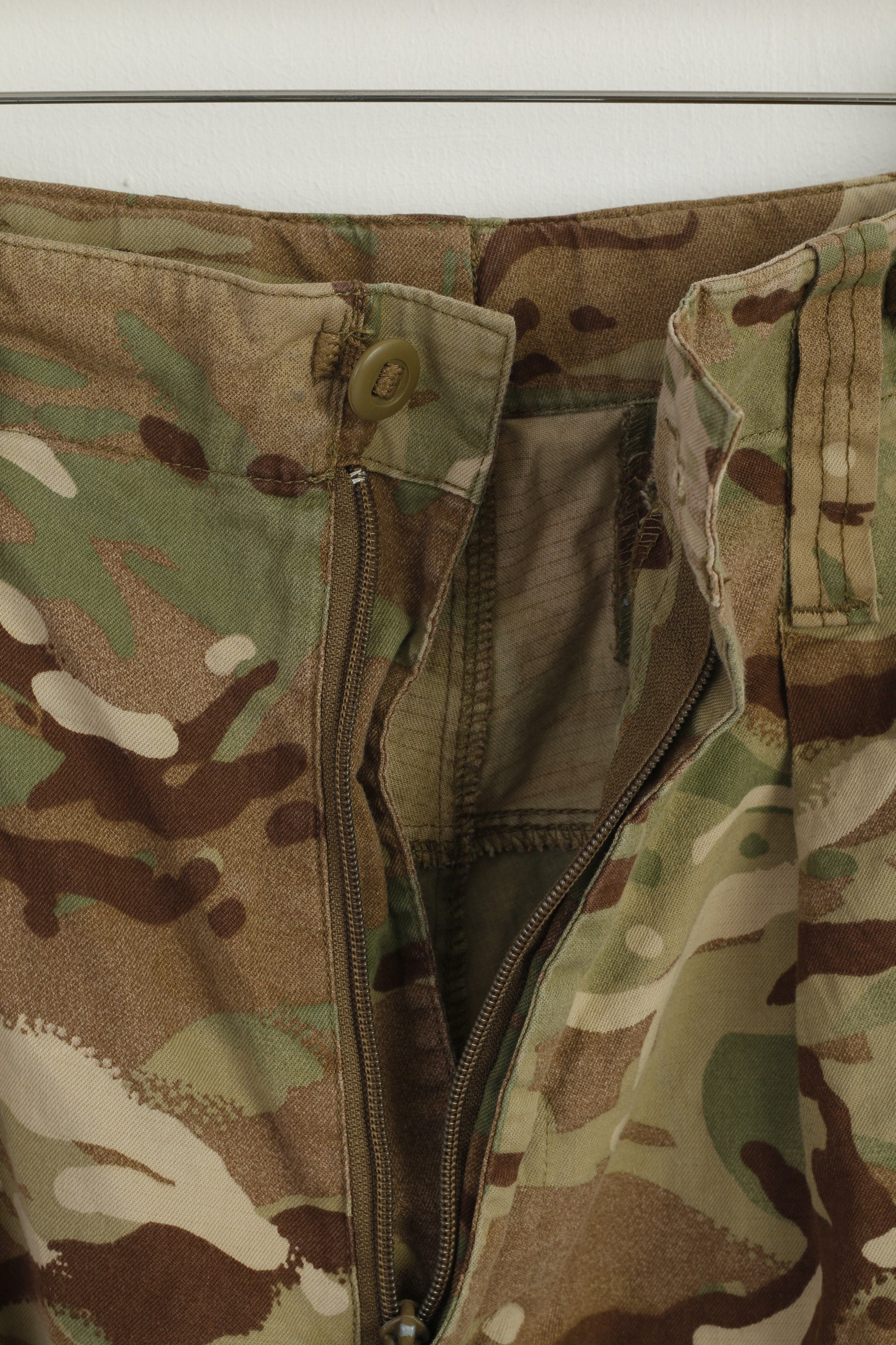 Vintage Men M 85 Trousers Brown NATO Combat Cotton Blend Army Pants