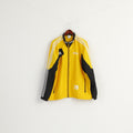 Adidas Men 50/52 XL Jacket Yellow Dortmund #29 Sportswer Football Zip Up Top