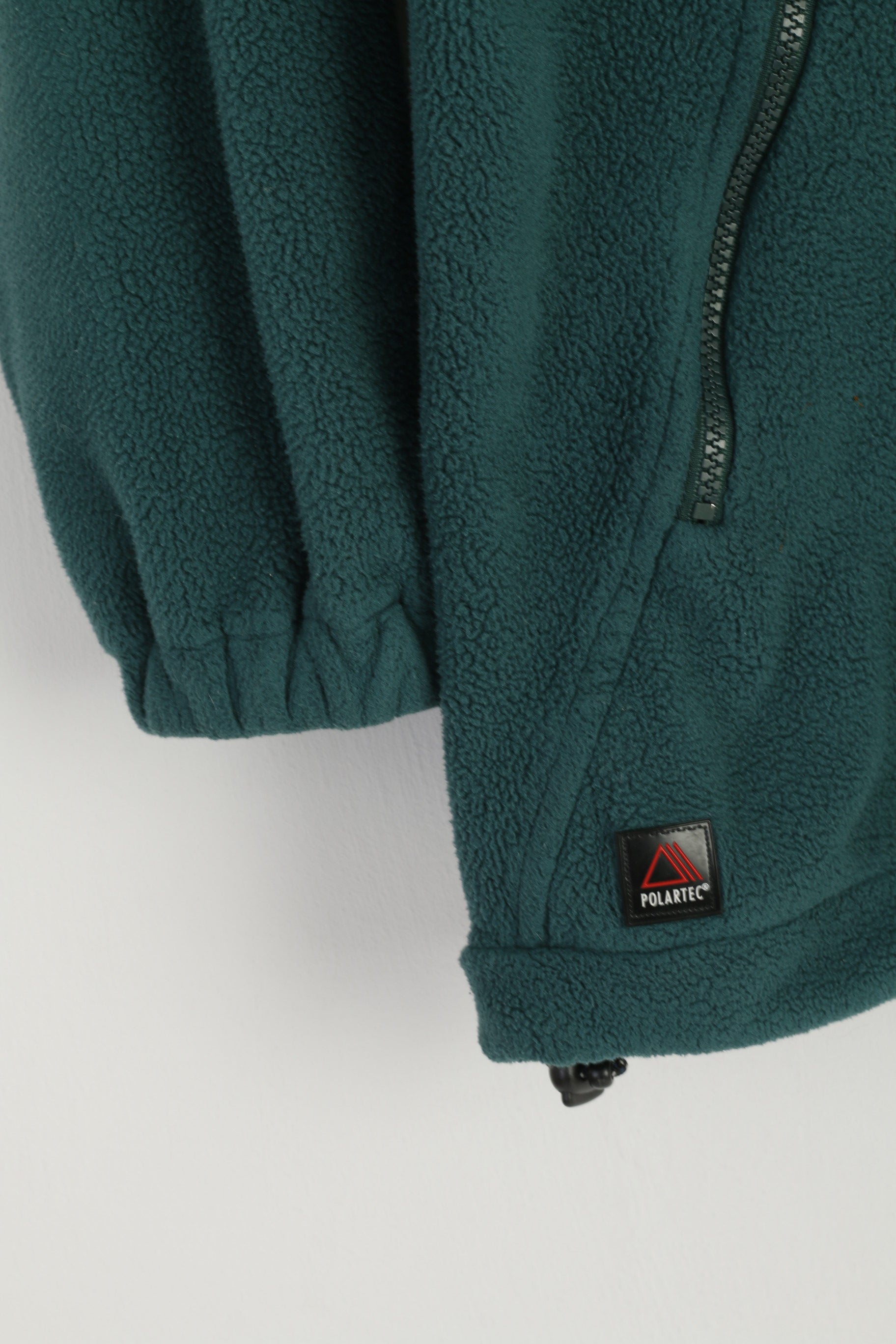 Spray Way Women S Fleece Top Green Vintage Warm Full Zipper Outdoor Top