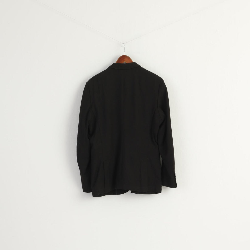 G Star Raw Men L (M)  Blazer Black Omega Viscose Slim Fit Sport Single Breasted Jacket