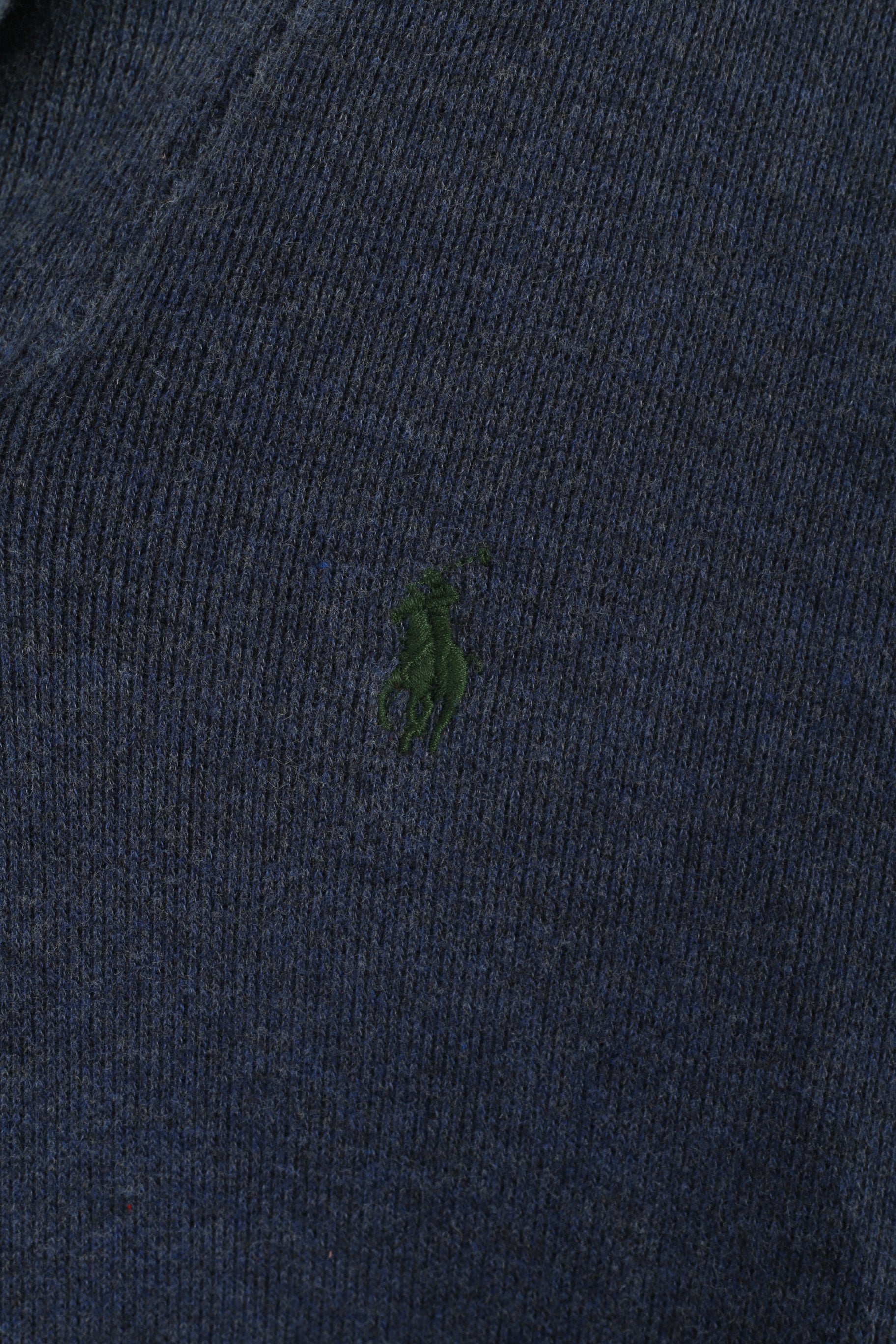 Polo By Ralph Lauren Men M Sweatshirt Navy Cotton Vintage Plain Classic Top