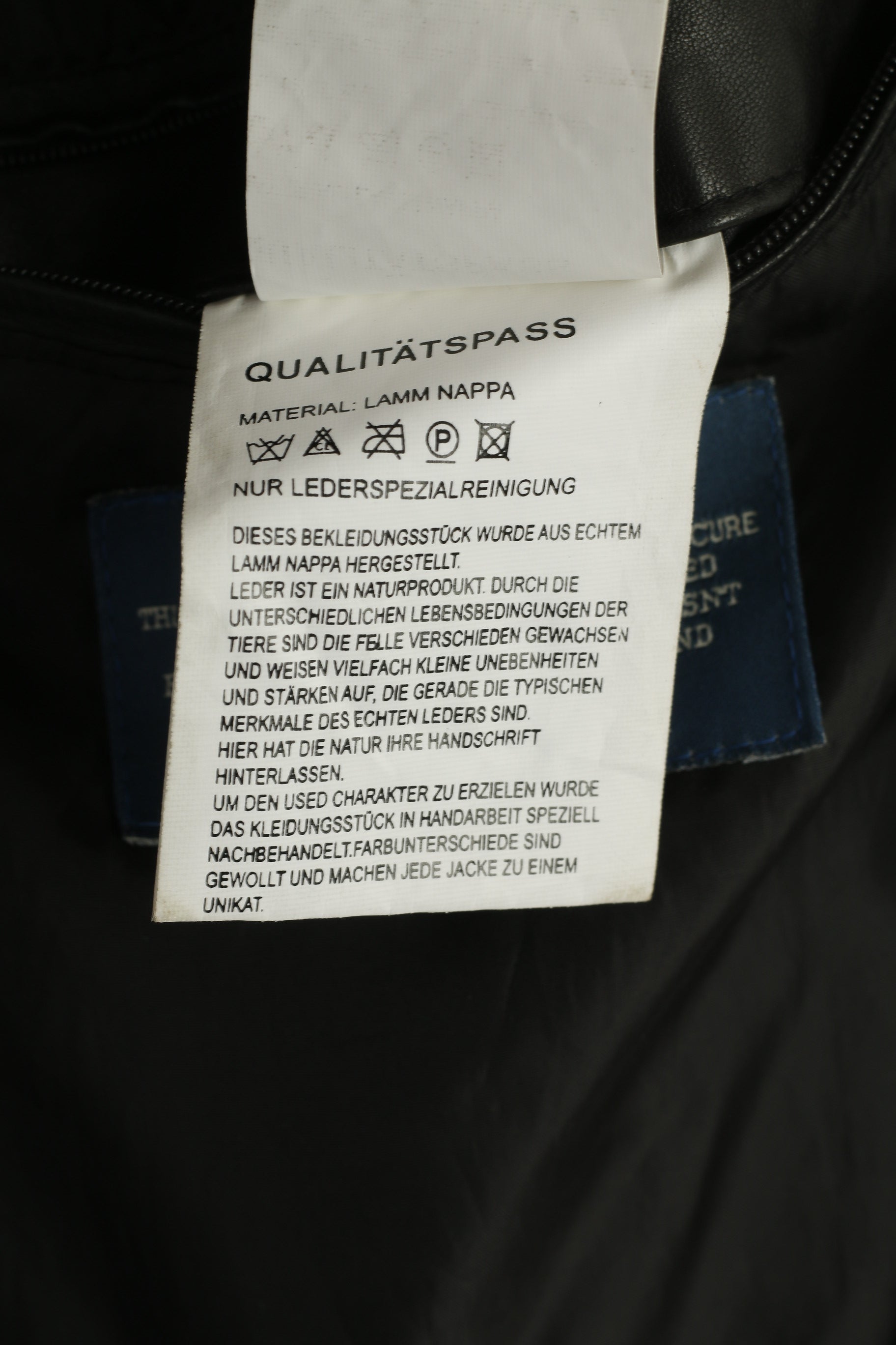 Milestone Men 58 3XL (XL) Jacket Black Leather Nappa Full Zipper Biker Pockets Top