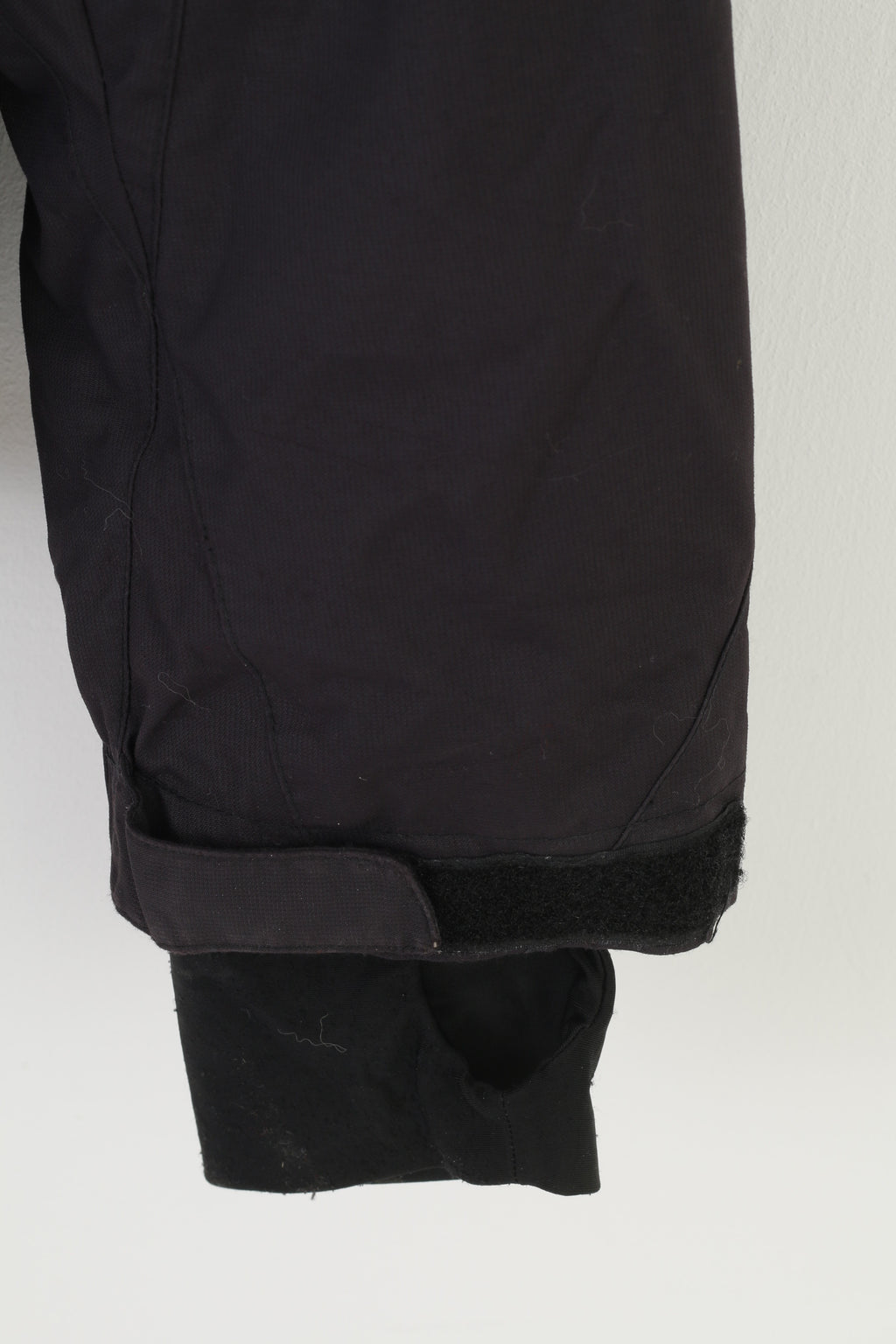 Giacca Zimtstern da uomo L, cappuccio in nylon nero, tasche imbottite per sci invernale, top impermeabile