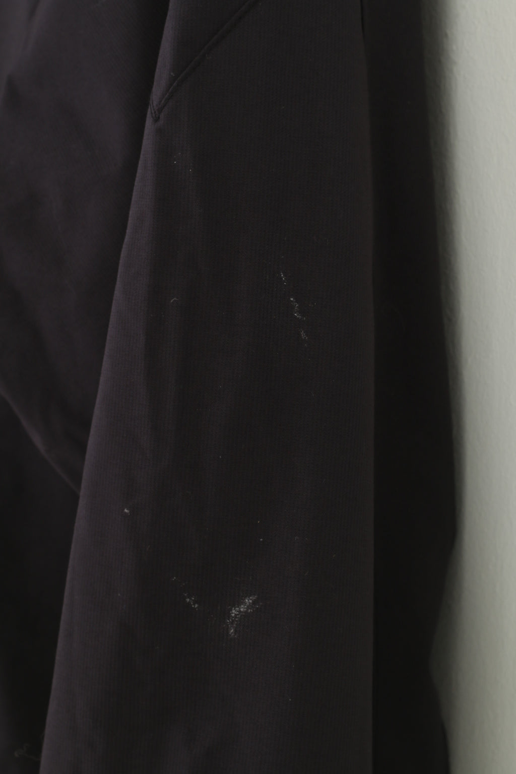 Giacca Zimtstern da uomo L, cappuccio in nylon nero, tasche imbottite per sci invernale, top impermeabile