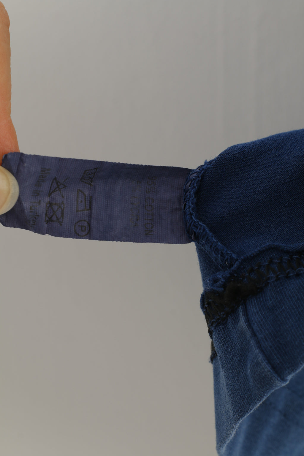 Polo Dolce &amp; Gabbana Uomo 4XL Polo Blu Navy Collo a V Manica Corta Made in Italy Top in Cotone