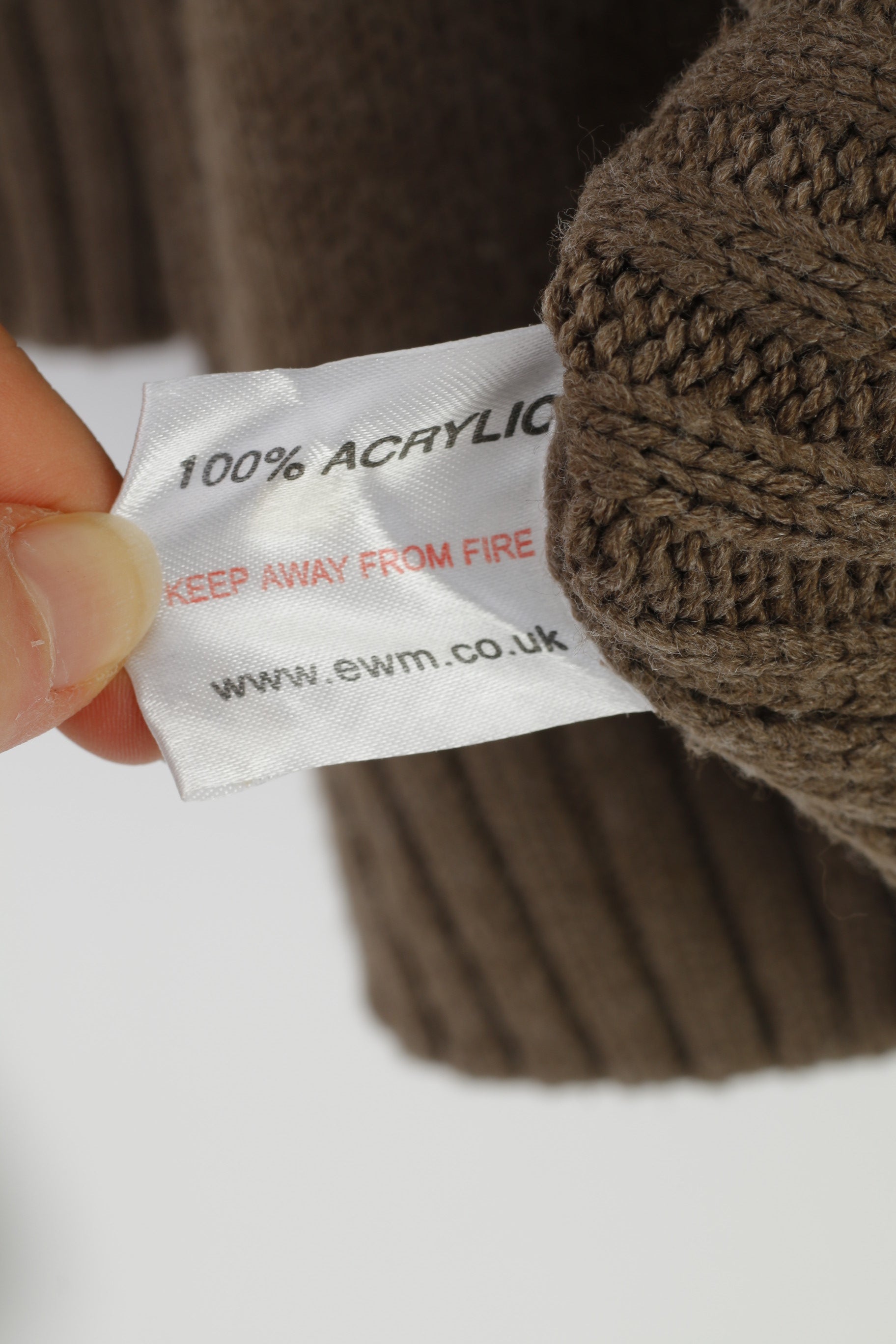 James Pringle Men XXL Jumper Brown Vintage Acrylic Classic Crew Neck Top