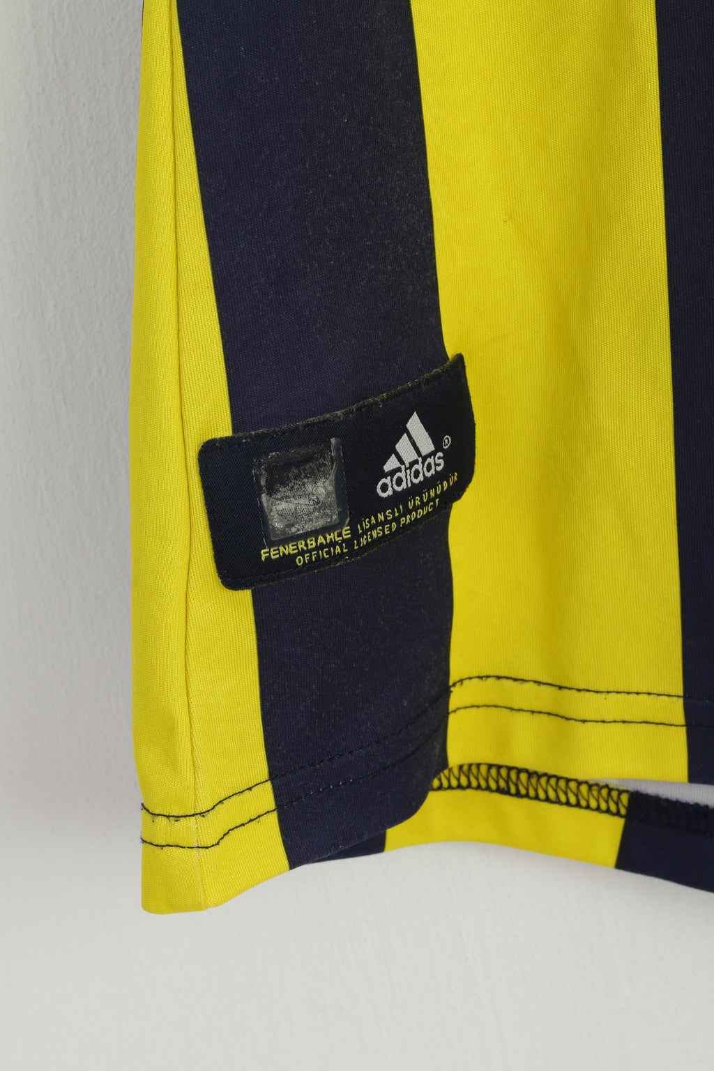 Adidas Fenerbahce Home XS Shirt Yellow Football Turkey Vintage Sportswear Jersey Top