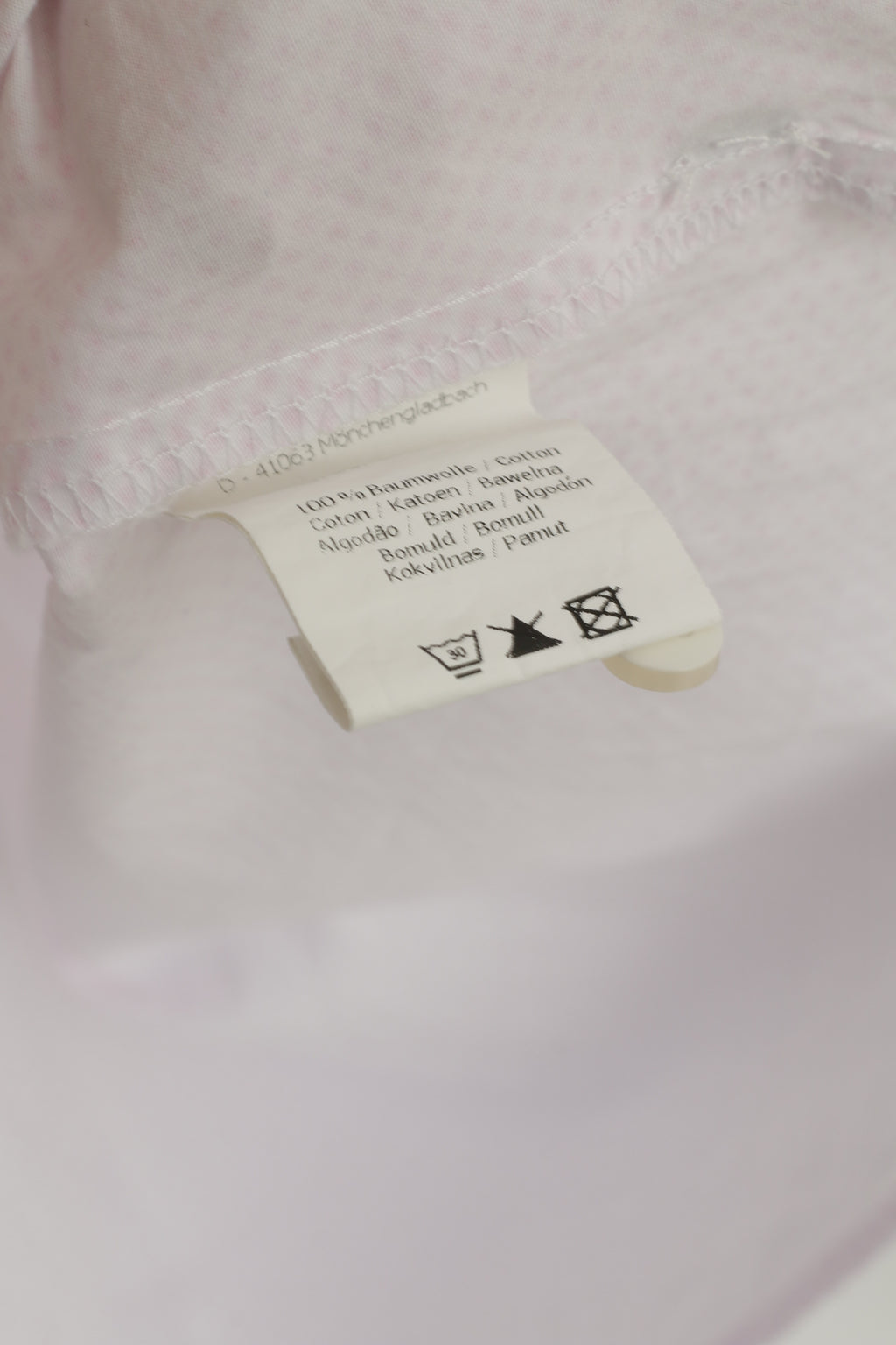 MILANO Italy Women 36 S Casual Shirt Pink Cotton Long Sleeve Top