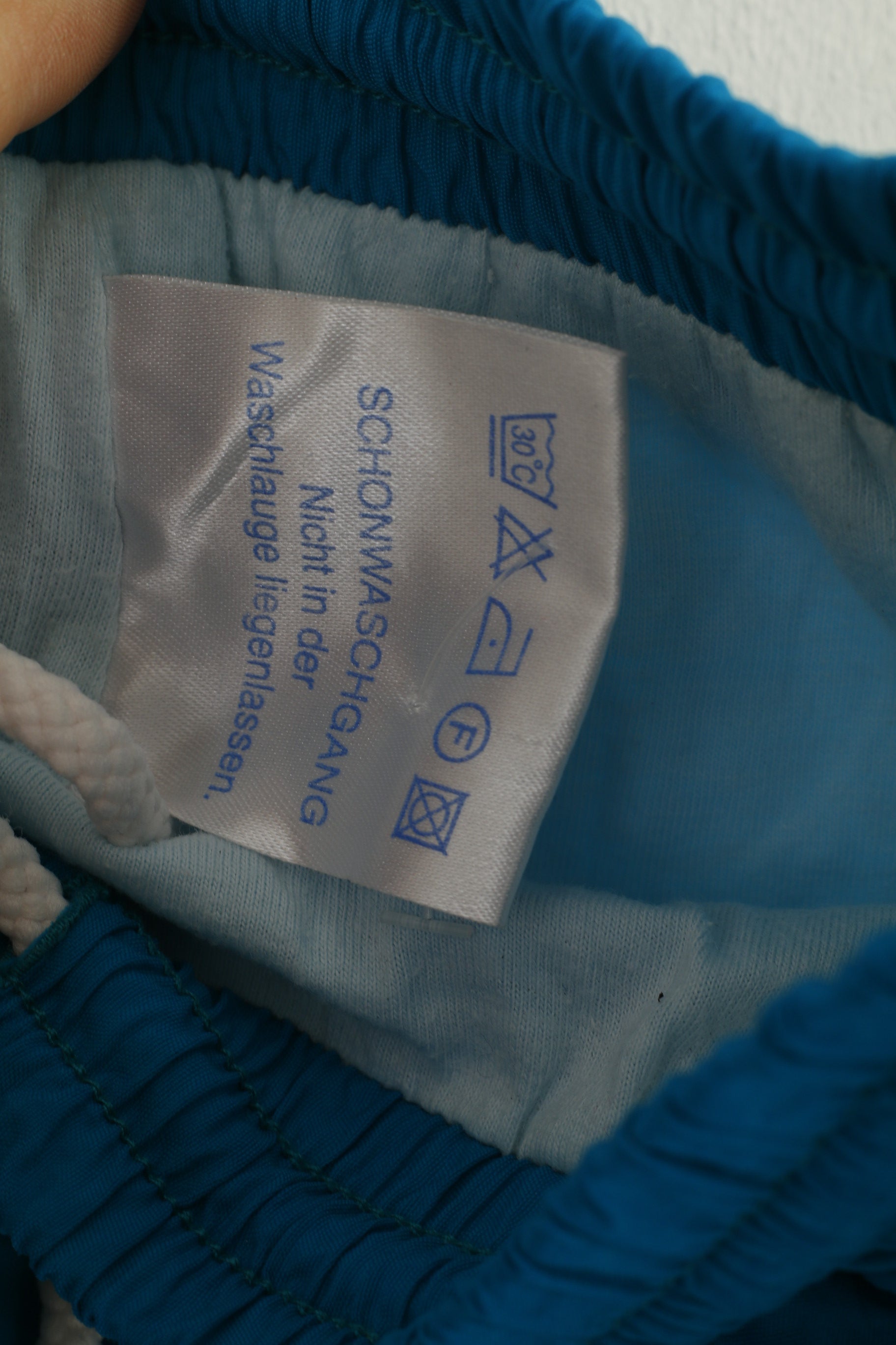 Crane Sports Men S 36/38 Trousers Blue Nylon Waterproof Sportswear Unisex Pants