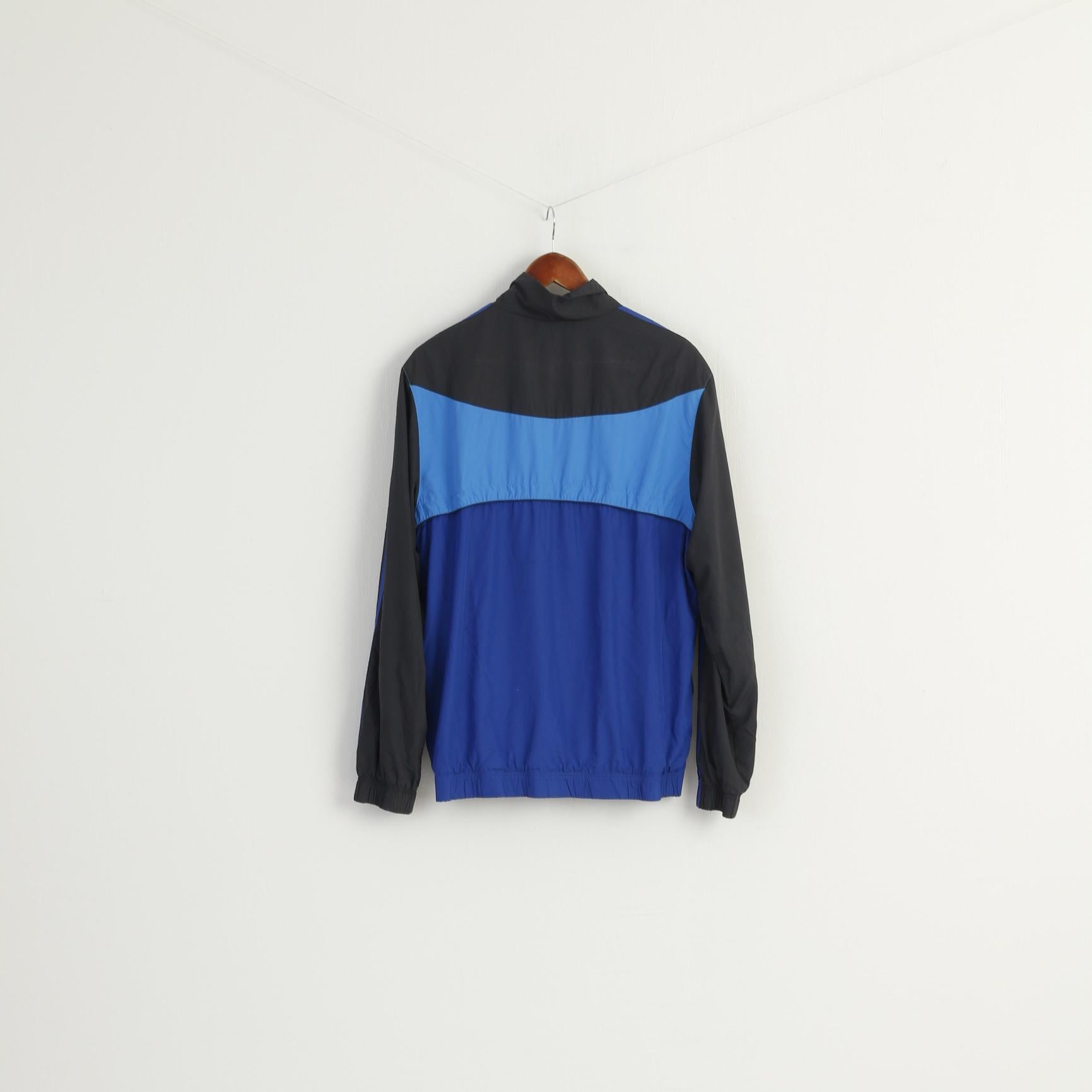 Adidas Men M Jacket Blue Sportswear Zip Up Football Vintage 2008 Track Top