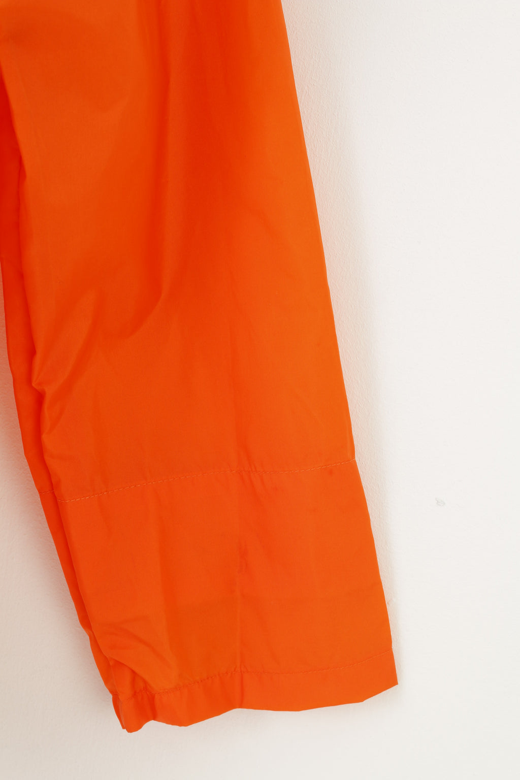 Klass Woman S Jacket Orange Waterproof Nylon Zip Neck Hood Pocket Outwear Top