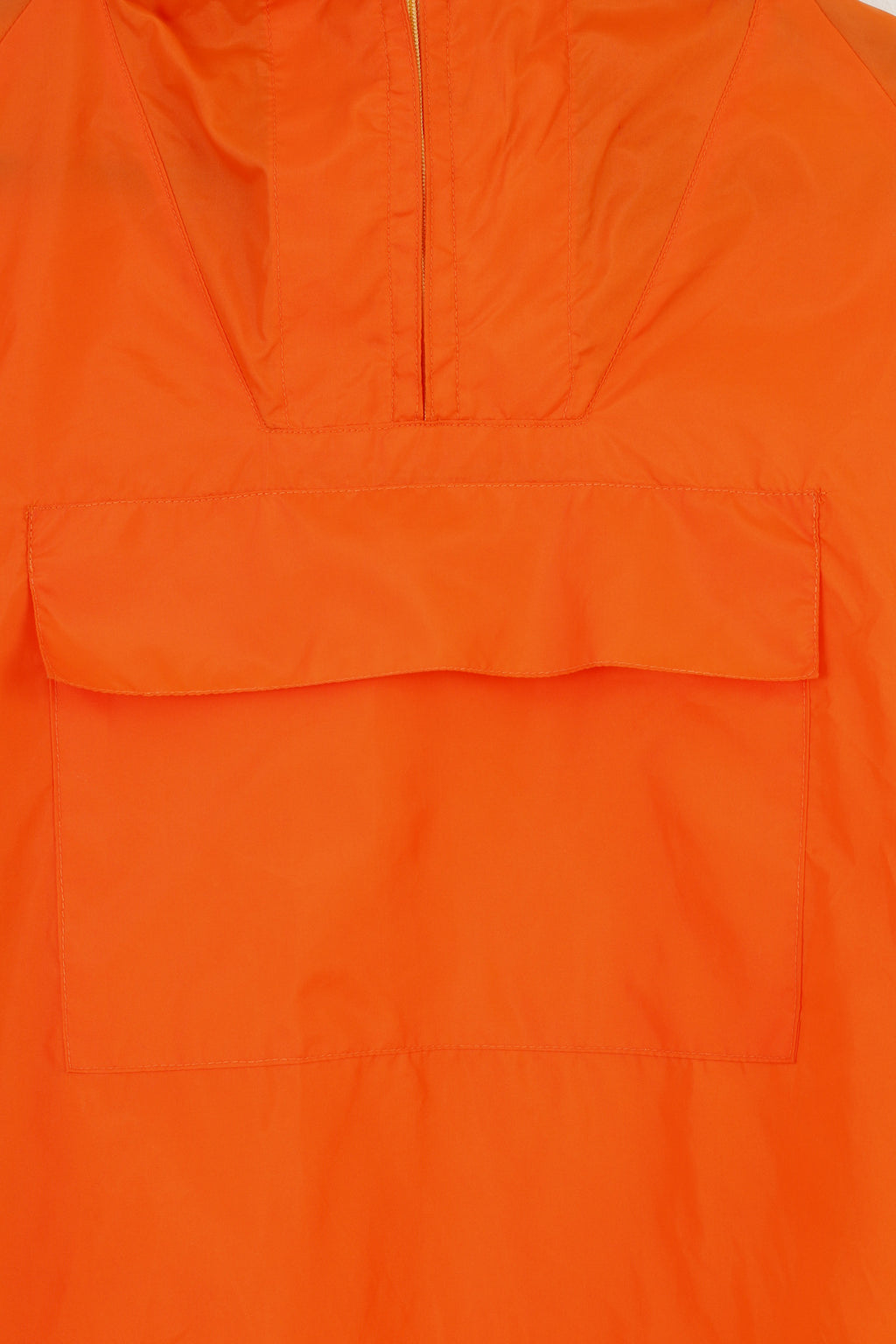 Klass Woman S Jacket Orange Waterproof Nylon Zip Neck Hood Pocket Outwear Top