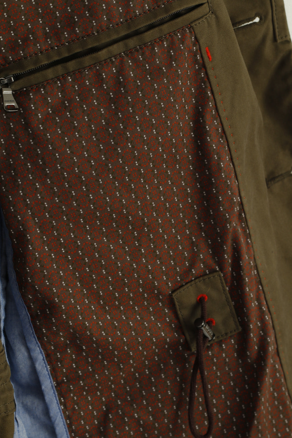 Hugo Boss Men 54 44 Jacket Green Cotton Closen-W Military Classic Blazer