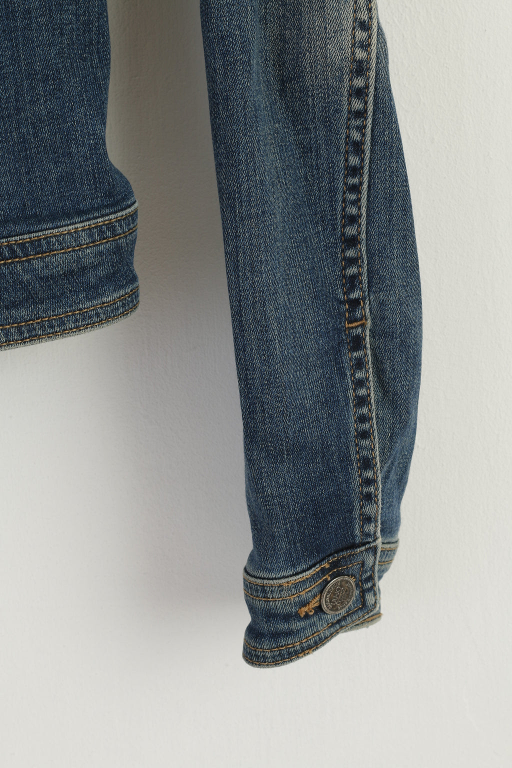 LIU-JO Jeans Women M (S) Jacekt Blue Denim Cotton Elastane Classic Jean Top