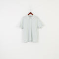 Lyle&Scott Men XL Polo Shirt Light Blue Cotton Collar EST 1874 Scotland Short Sleeve Top