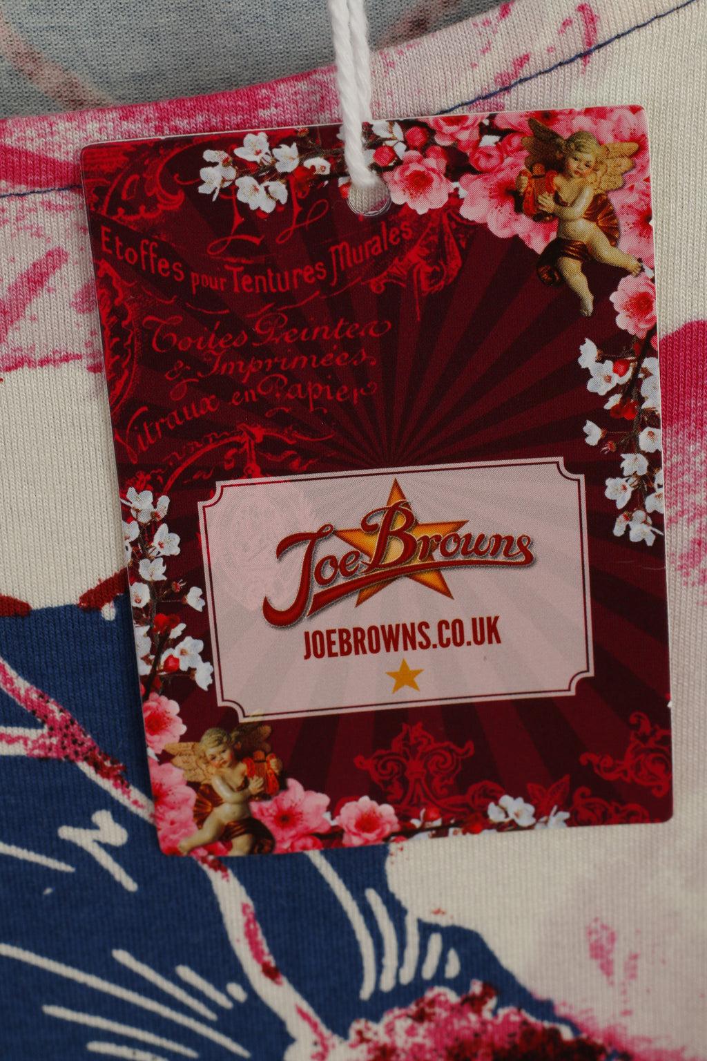 New Joe Browns Women 12 38 M Dress Pink Viscose Floral Summer Stertch