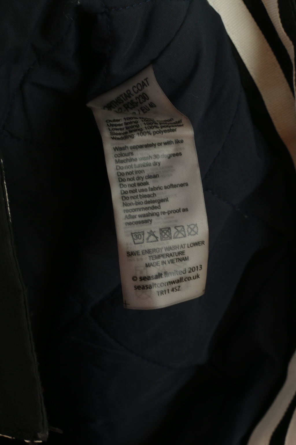 Westbury C&amp;A Giacca lunga da uomo S 38 Sympatex con cerniera intera color kaki vintage imbottito