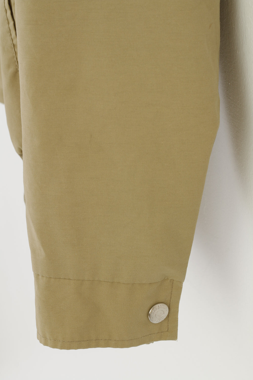 Tiklas Men M Jacket Olive Collar Full Zipper Finnish Quality Vintage Long Sleeve Top