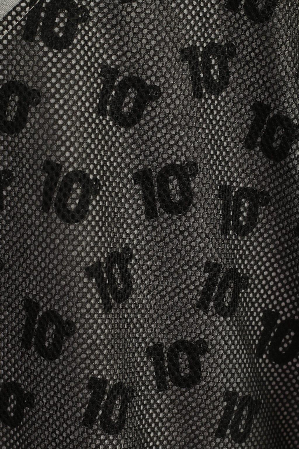 10 Men L 52/54 Shirt Grey Cotton Crew Neck 10 Mesh Detailed Sport Top