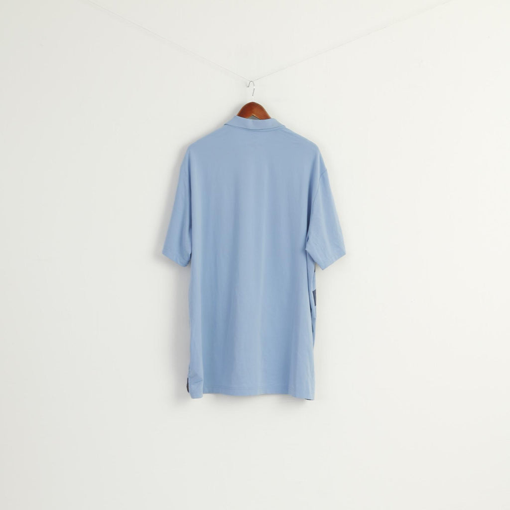 Adidas Golf Men XXL Polo Shirt Blue Ryder Cup 2018 France Le Golf National Top