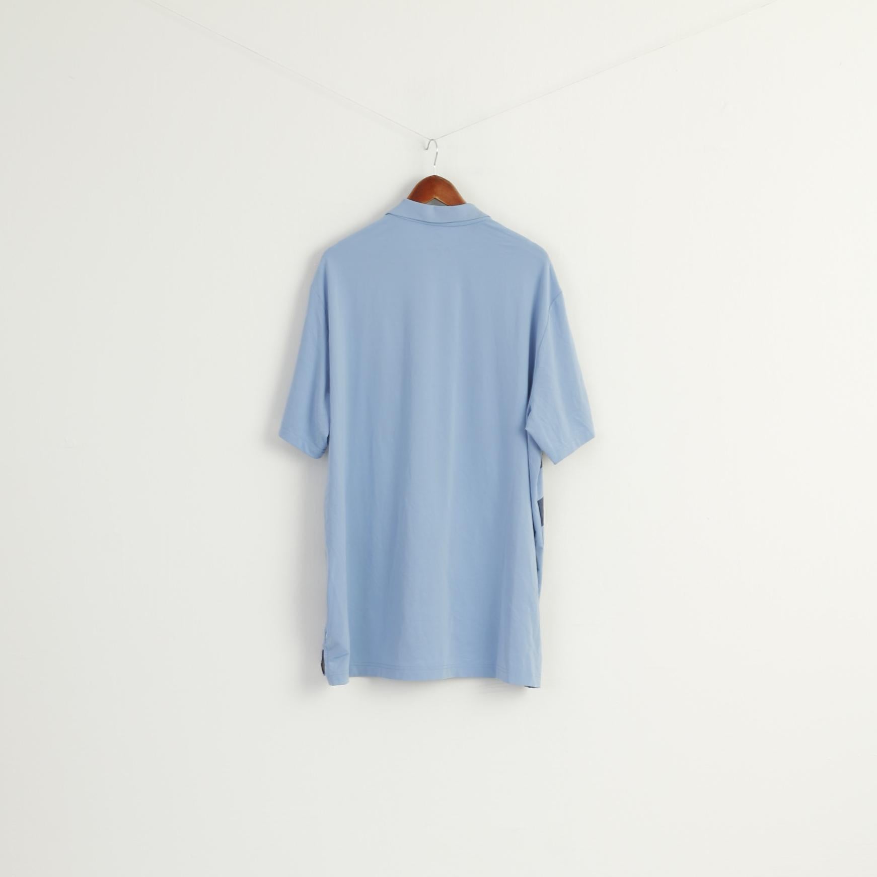 Adidas Golf Men XXL Polo Shirt Blue Ryder Cup 2018 France Le Golf National Top