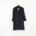 Mari Philippe Paris Men 16 (XL) Coat Buttons Navy Double Breasted Vintage Long Sleeve Top