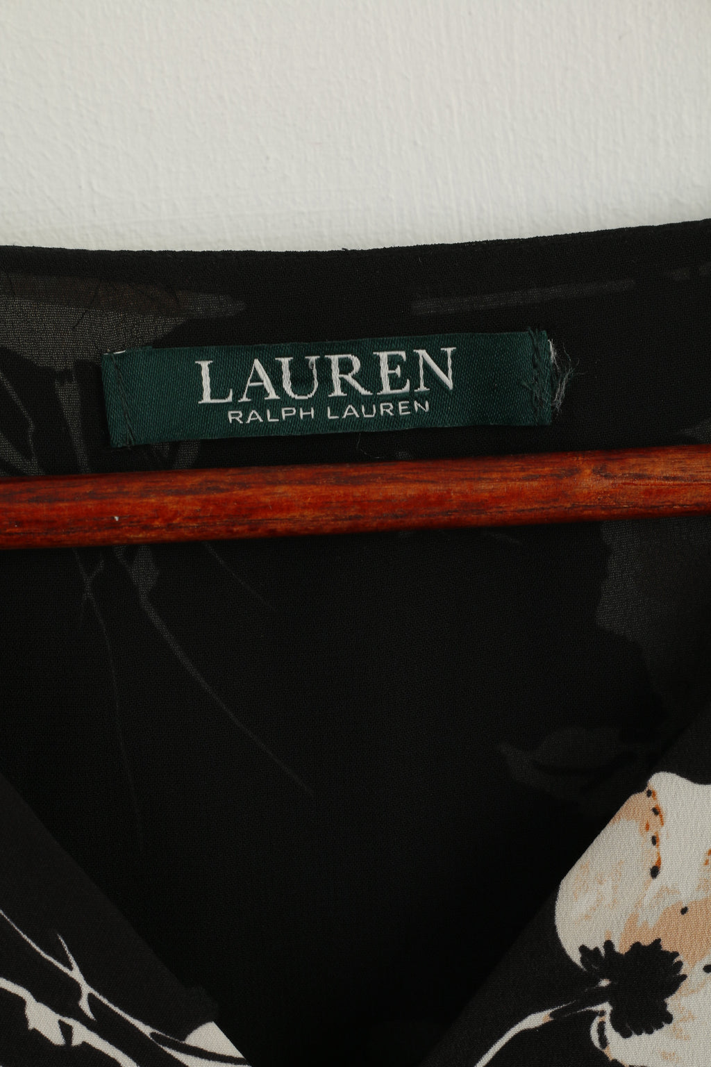 LAUREN Ralph Lauren Women S Dress Caftan Black Floral Resortwear Beach Top