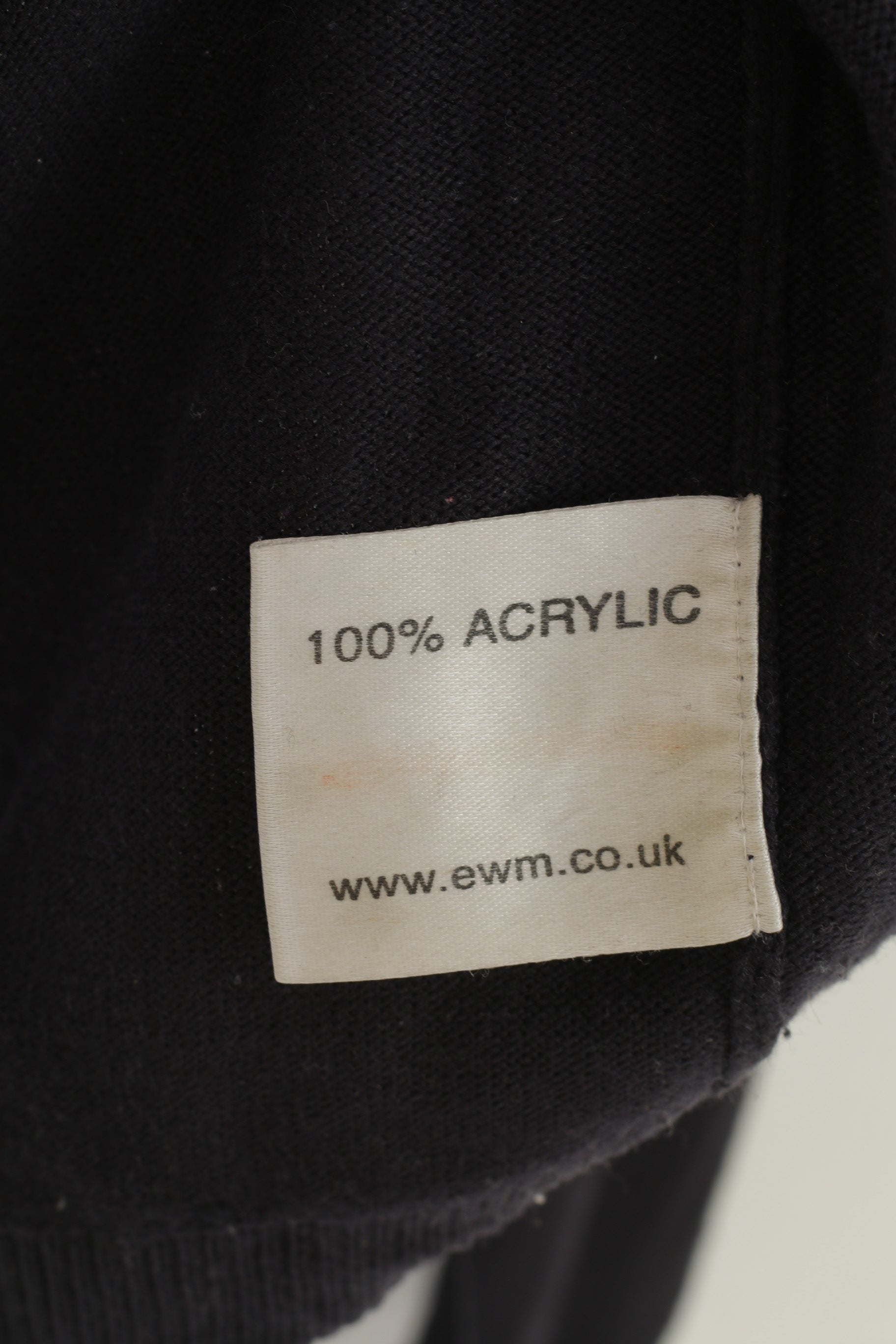 James Pringle Men L Jumper Navy V Neck Acrylic Classic Vintage Top