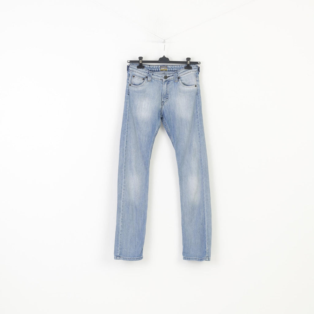 Lee Boys 15Age Trousers Jeans Blue Cotton Casual Washed Look Vintage Top