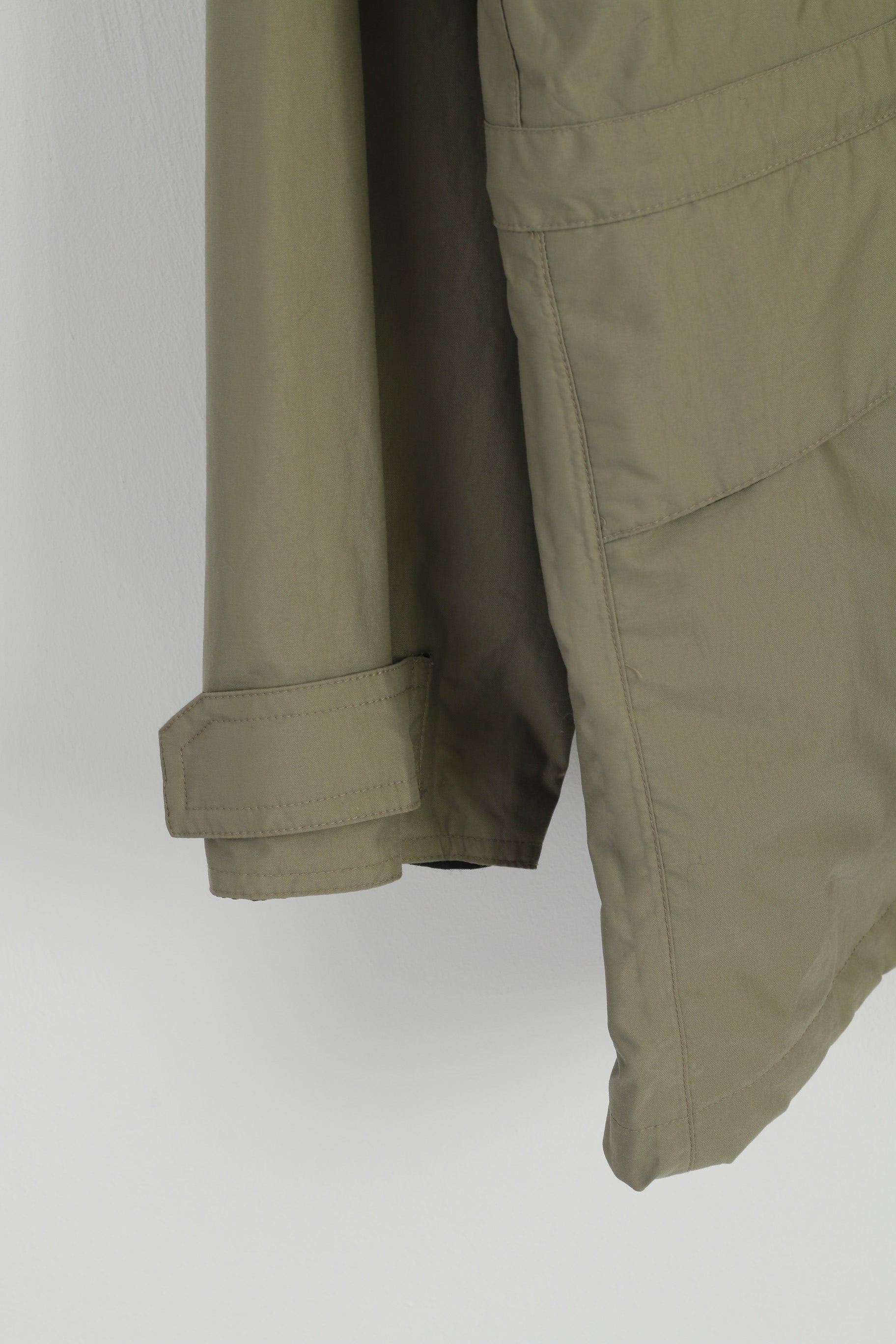 Schöffel Men 3XL Jacket Khaki Outdoor Zip Up Hidden Hood Vanturi System Top