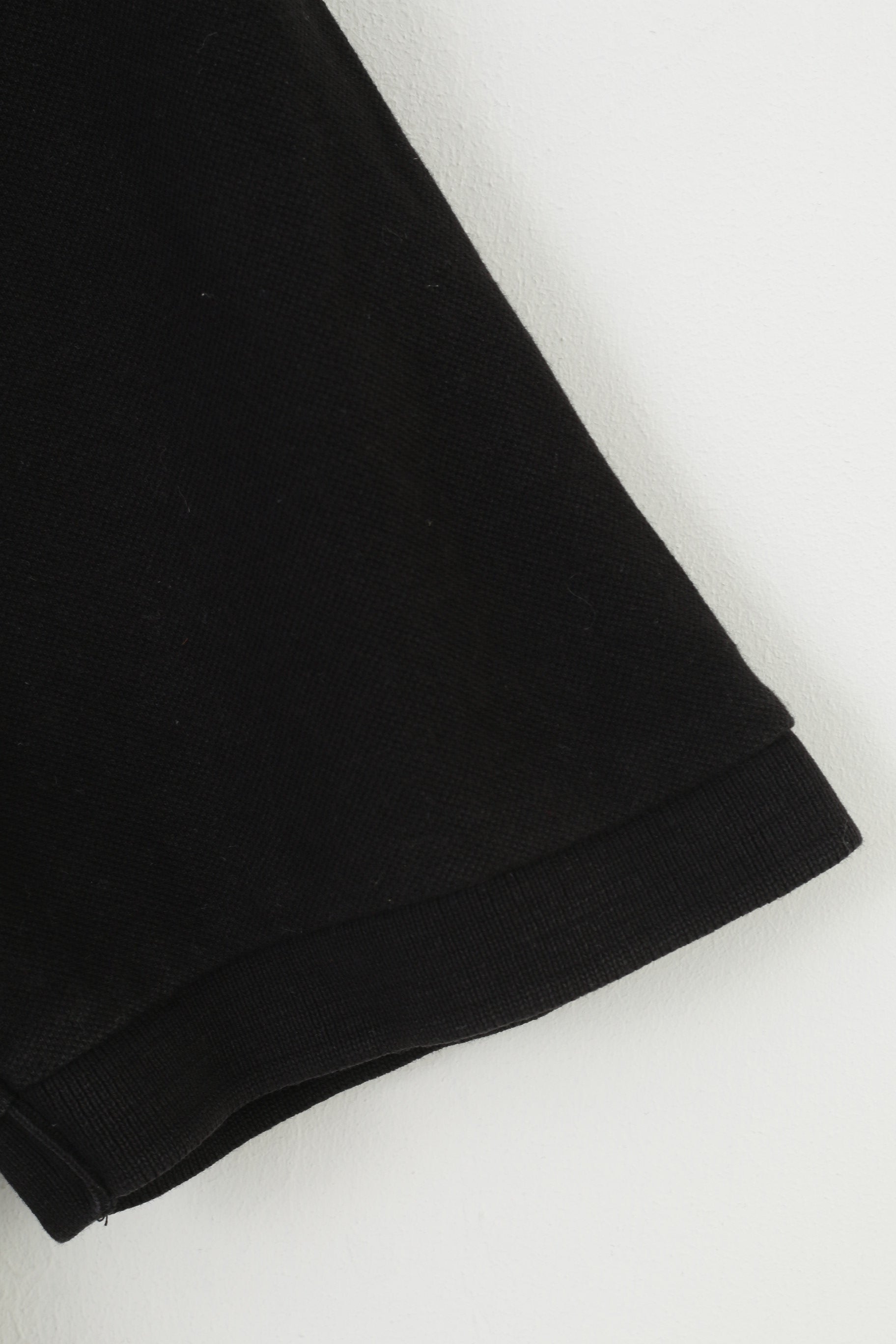 Tommy Hilfiger Men XL (M) Polo Shirt Black Short Sleeve Collar Logo Cotton Top