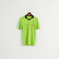 Adidas Men M Shirt Green Scottish FA Referee Football Jersey Sport Top