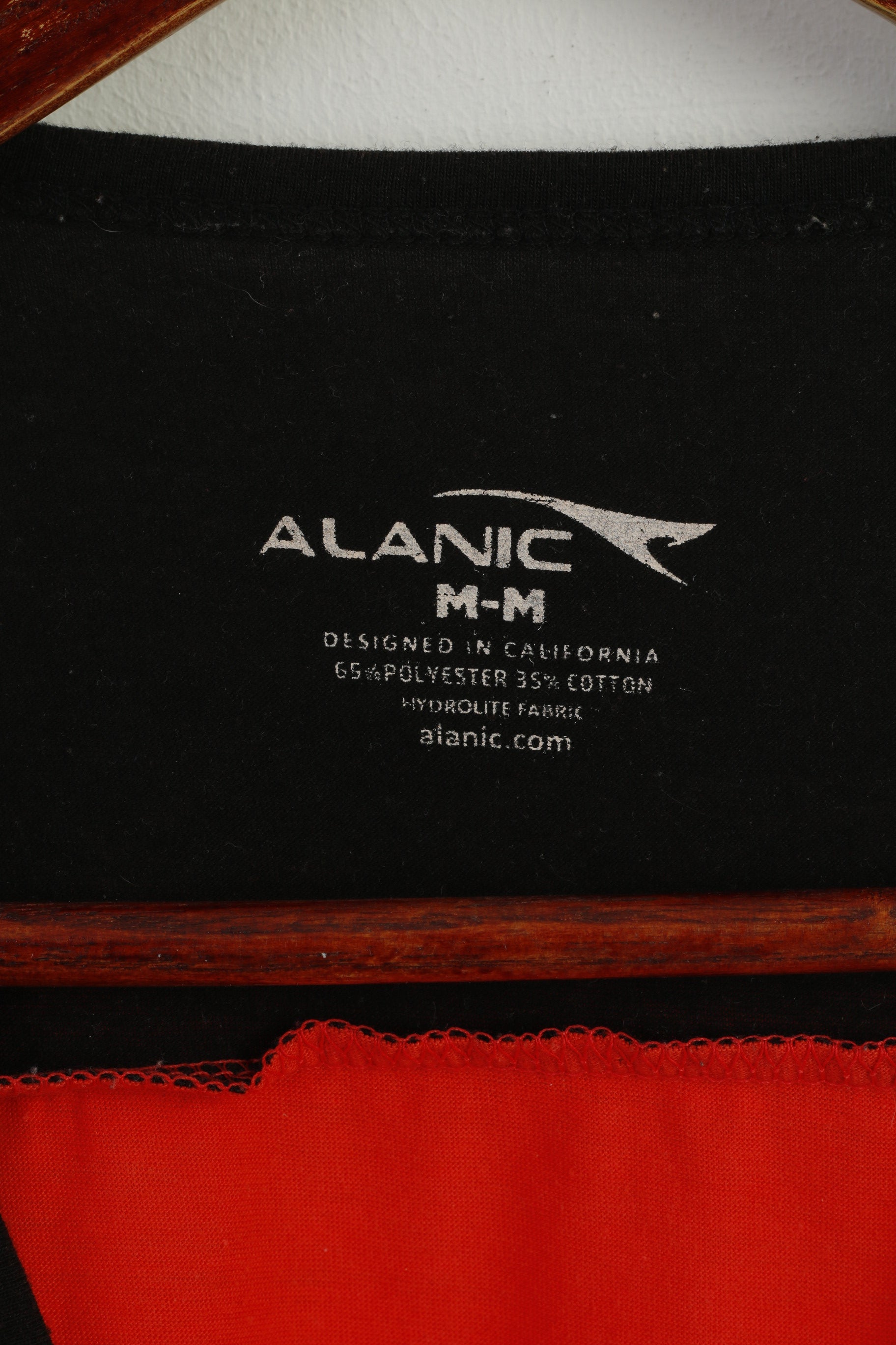 Alanic Men M Shirt Red Muscle Nation Sportswear Run Gym Tank Top