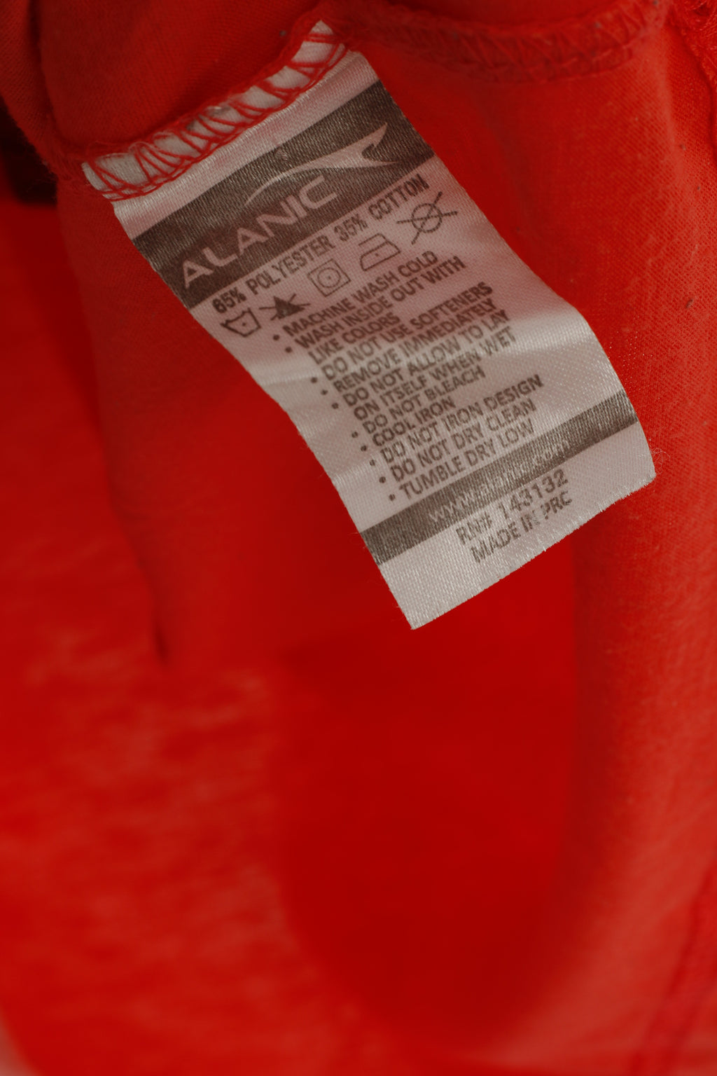 Alanic Men M Shirt Red Muscle Nation Sportswear Run Gym Tank Top