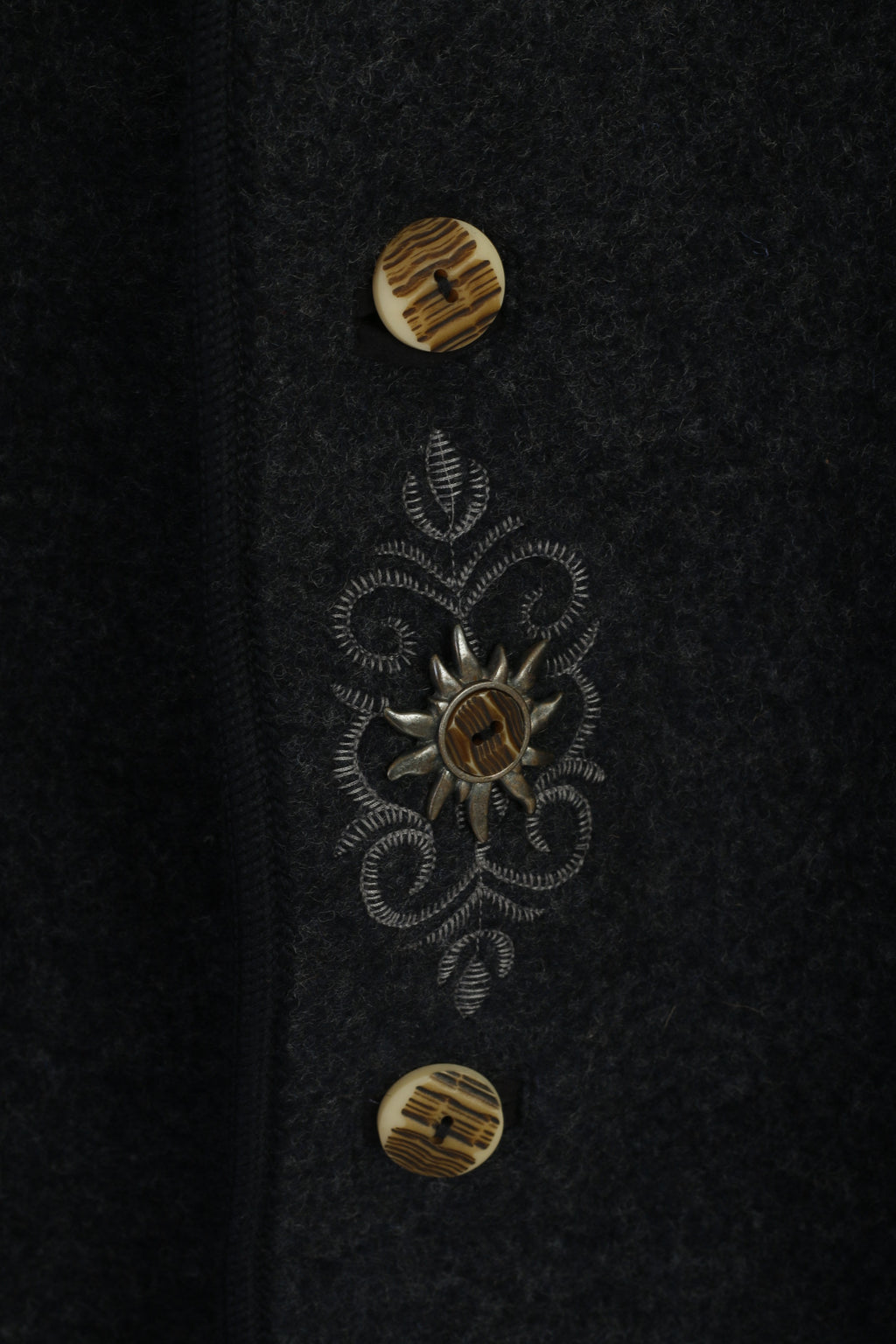 Landhaus C&A Men 60 3XL Jacket Navy Tyrol Trachten Vintage Buttoned Top