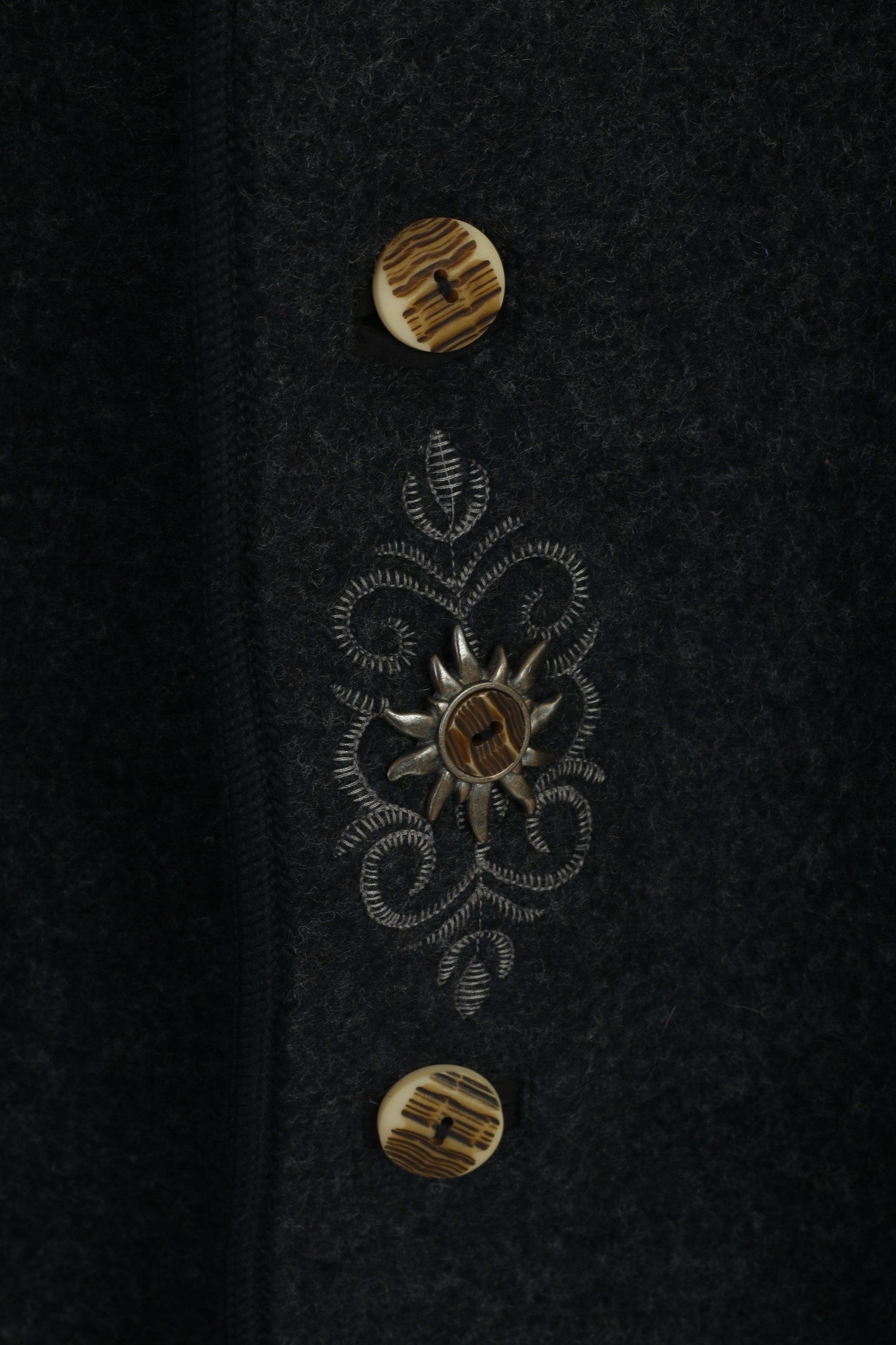 Landhaus C&A Men 60 3XL Jacket Navy Tyrol Trachten Vintage Buttoned Top