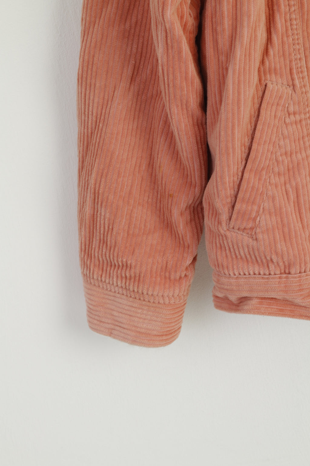 Denim Co. Women 14 42 Jacket Pink Cotton Corduroy Warm Boho Casual Top