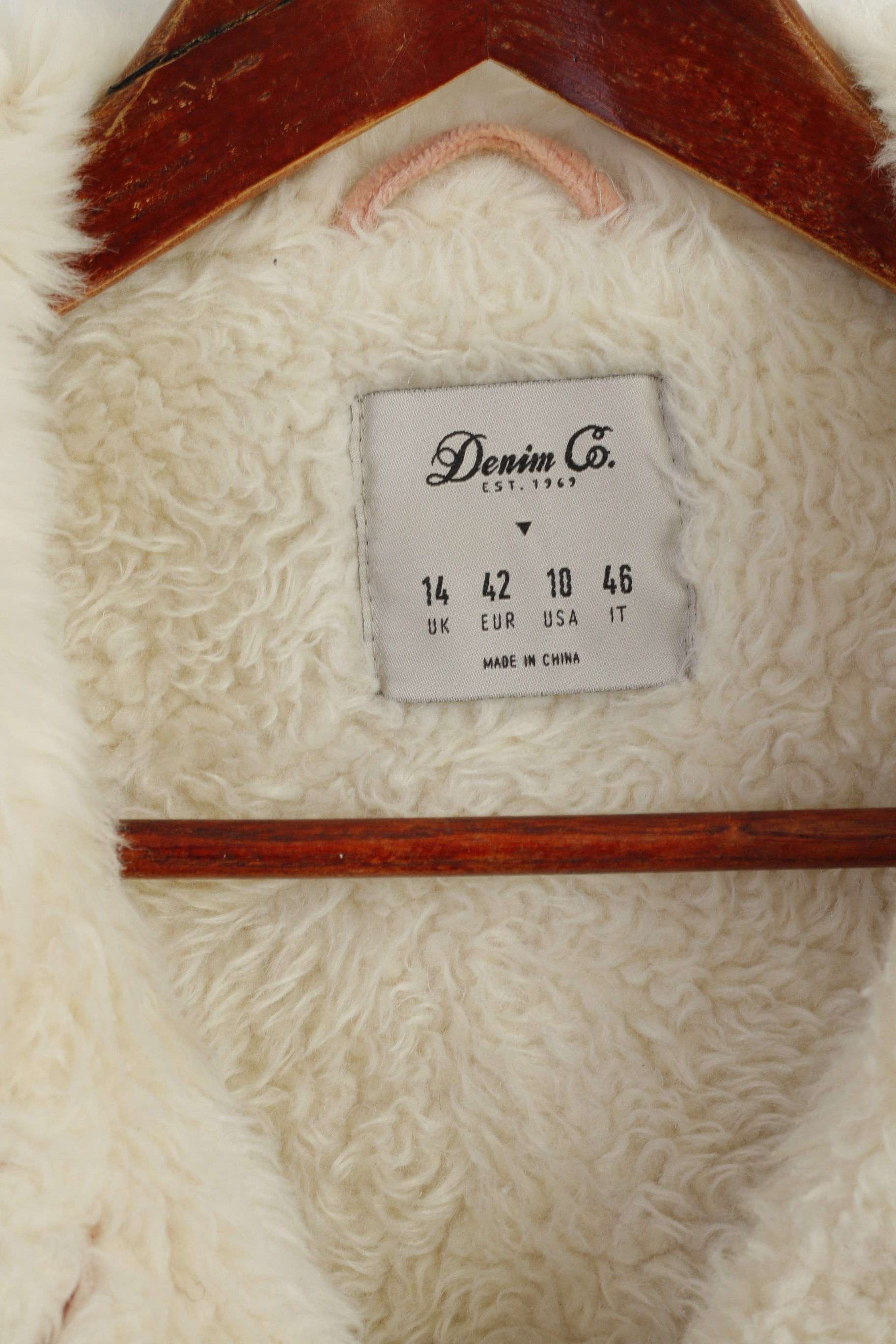 Denim Co. Women 14 42 Jacket Pink Cotton Corduroy Warm Boho Casual Top