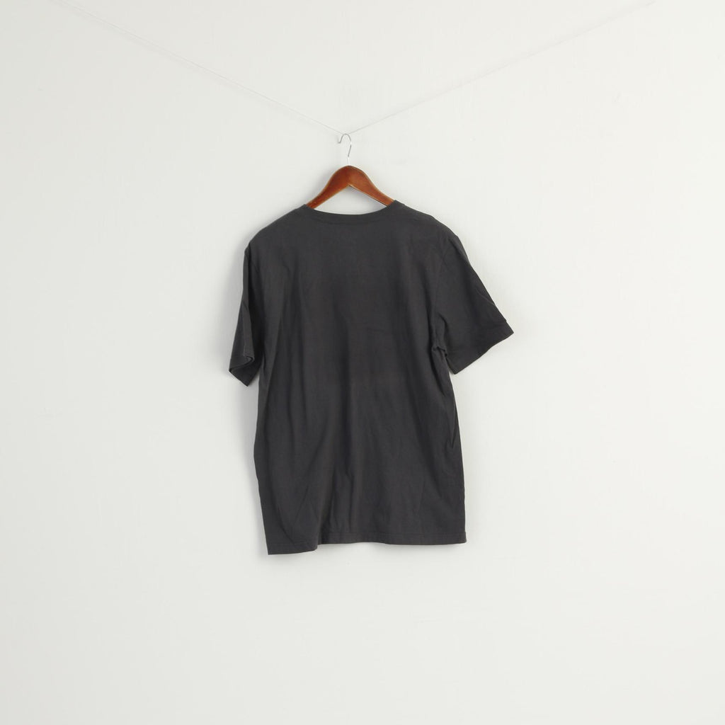 Nike Men M Shirt Grey Cotton Syracuse Basketball NCAA Sportswear Top