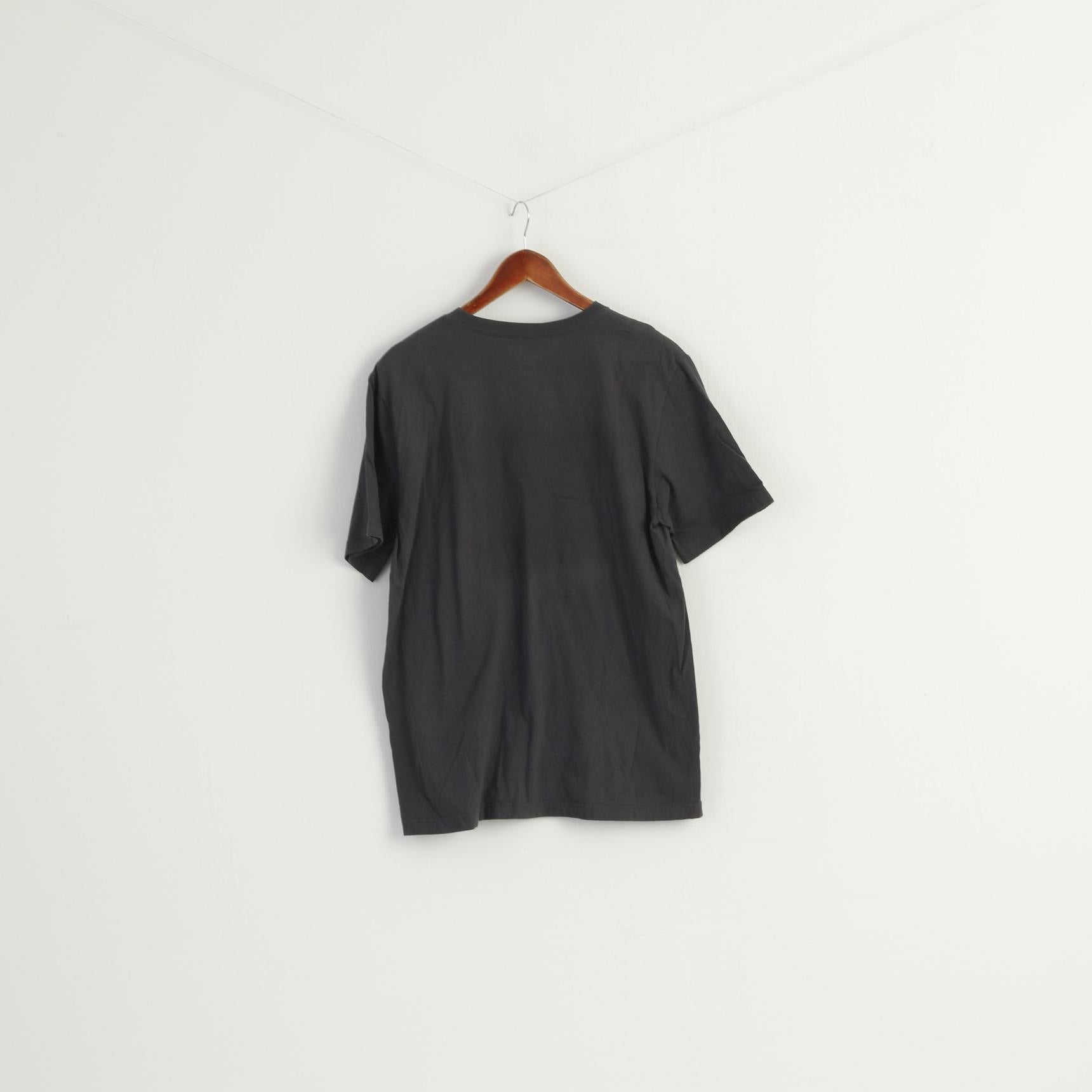 Nike Men M Shirt Grey Cotton Syracuse Basketball NCAA Sportswear Top