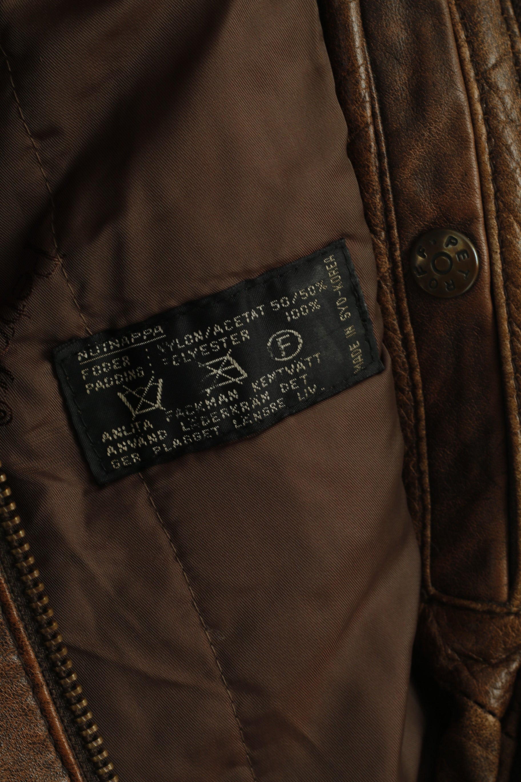 Westbury C&amp;A Hommes S 38 Veste Longue Sympatex Fermeture Éclair Complète Kaki Vintage Haut Rembourré